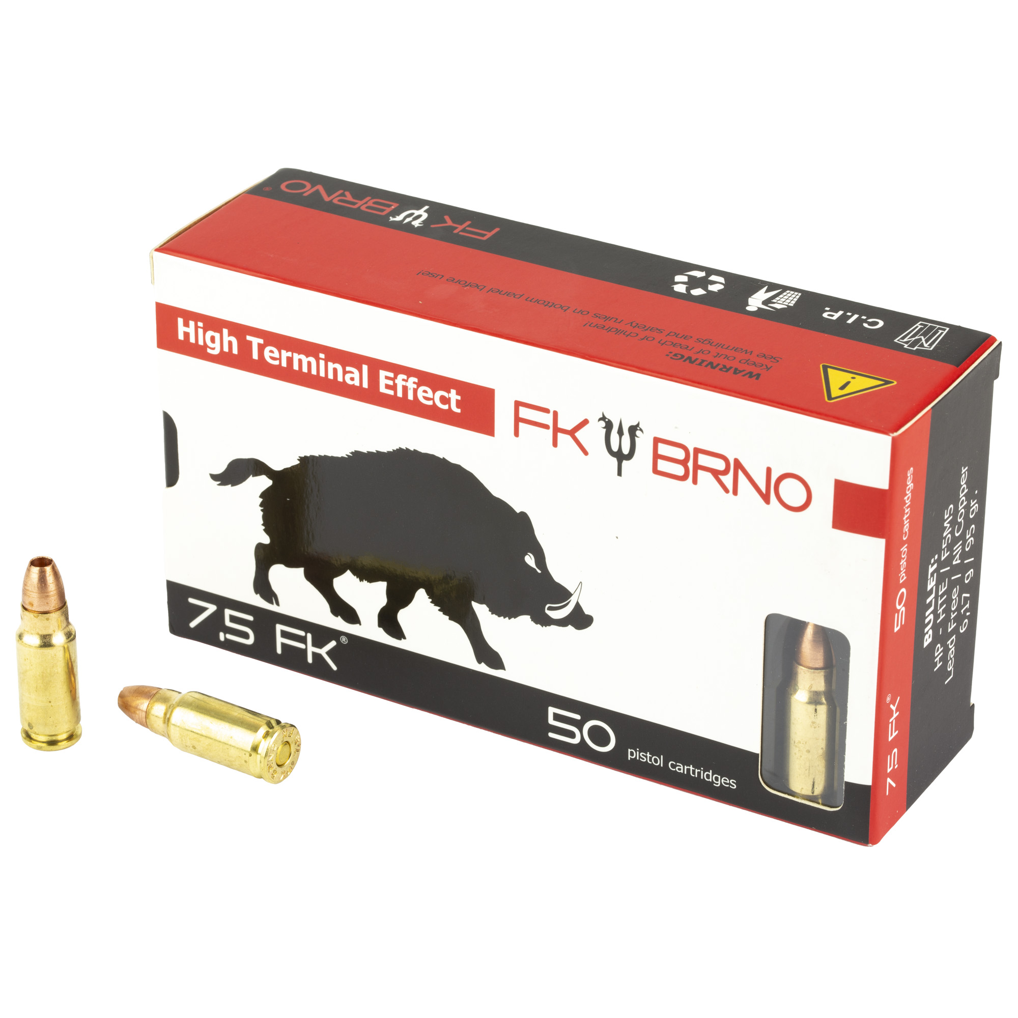 FK BRNO F5 7.5 FK 95gr Hollow Point – 50rd