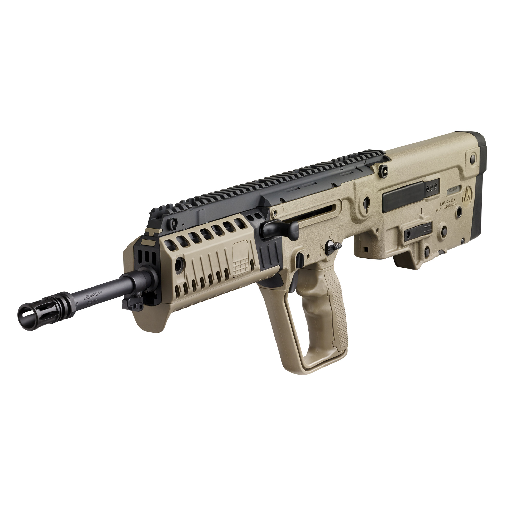 IWI Tavor X95 Bullpup 18″ 5.56 NATO 10rd Adjustable Sights – Flat Dark Earth