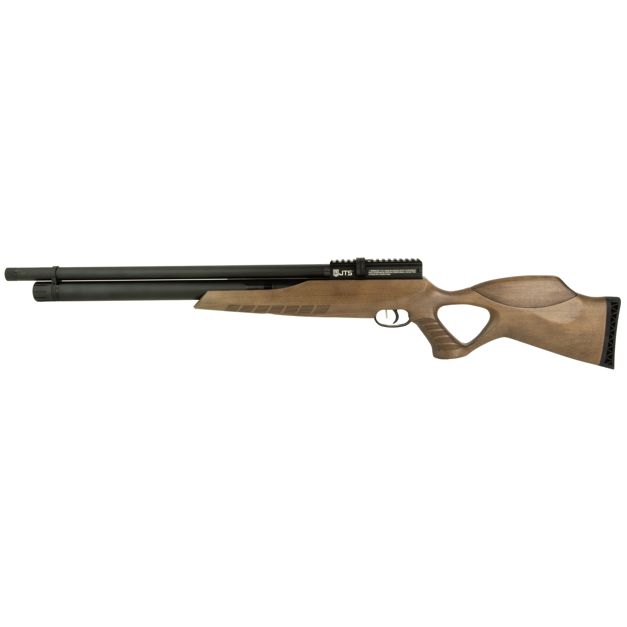 JTS Airacuda Max 25 Caliber 18″ Air Rifle 10rd 900FPS – Black