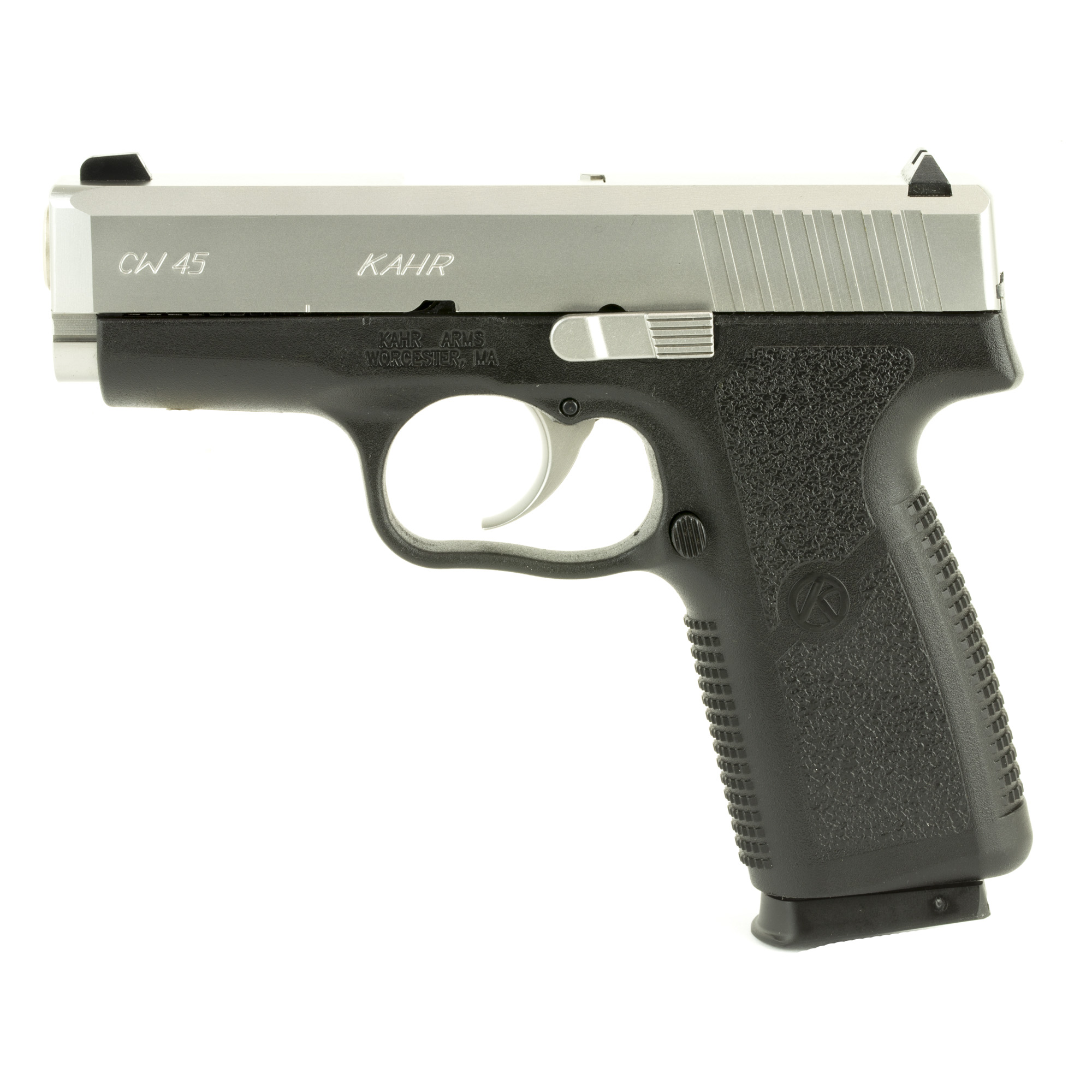 Kahr CW45 Striker Fired 3.64″ 45 ACP 6rd Fixed Sights – Silver