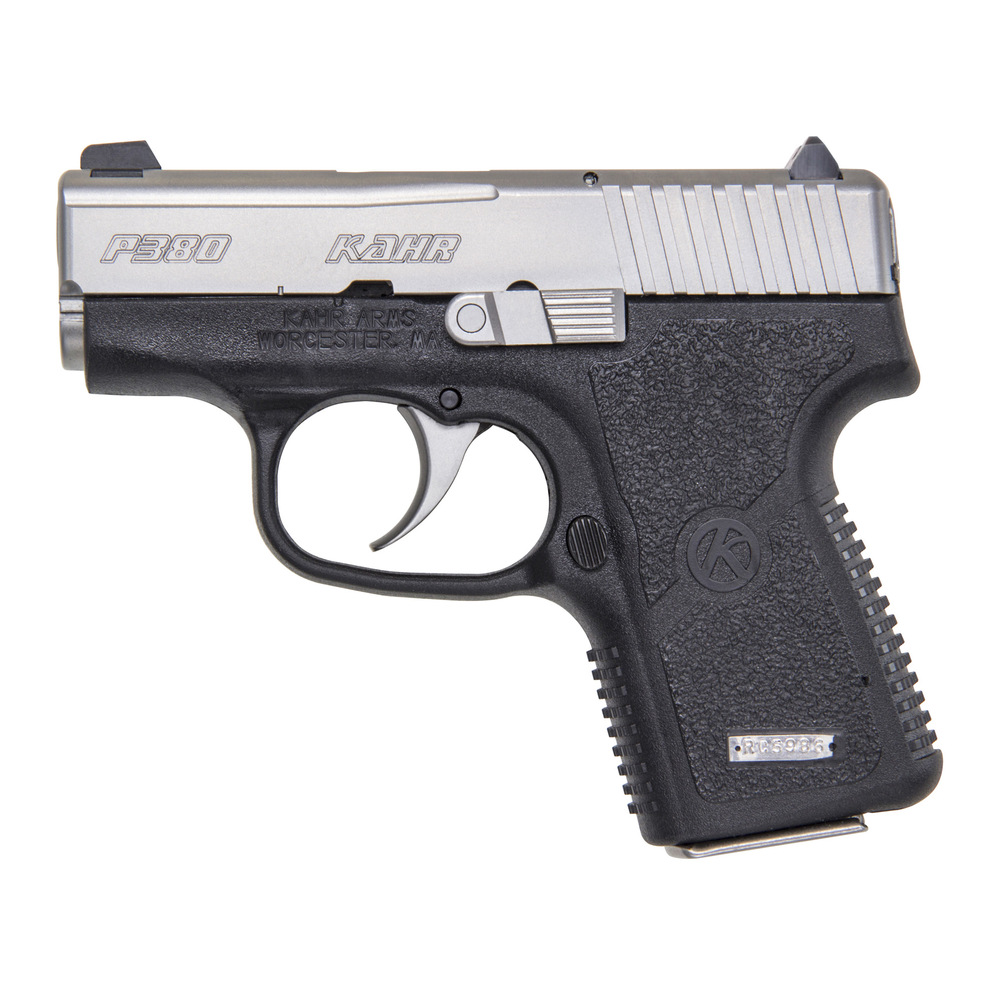 Kahr P380 Striker Fired 2.53″ 380 ACP 6rd Night Sights – Silver