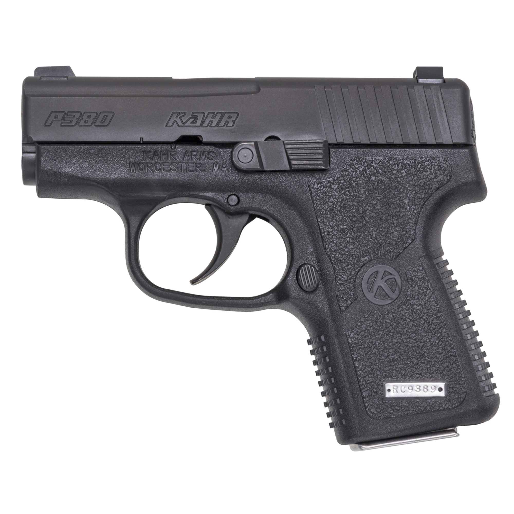 Kahr P380 Striker Fired 2.53″ 380 ACP 6rd Night Sights – Black