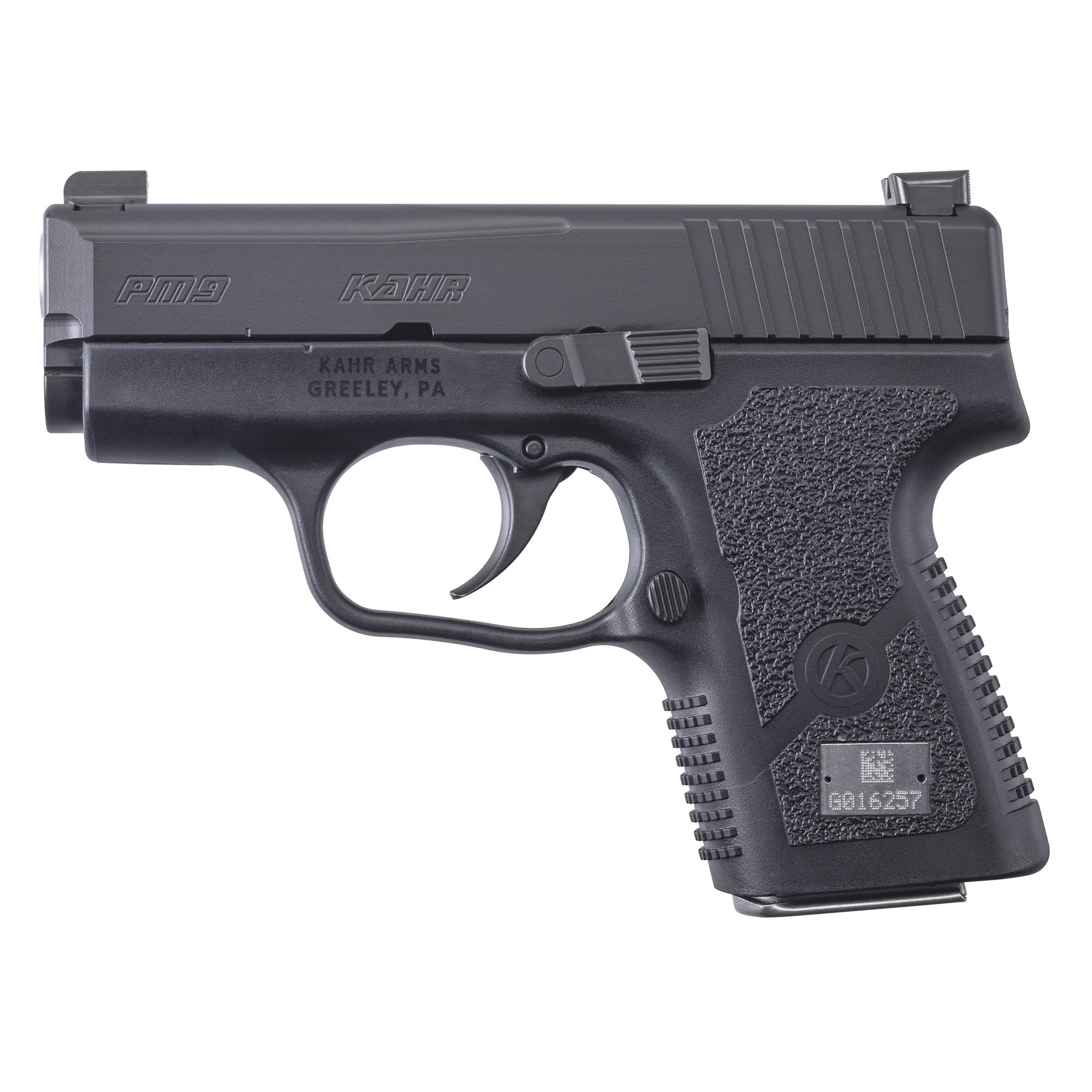 Kahr PM9 Striker Fired 3.1″ 9mm 7rd Night Sights – Black