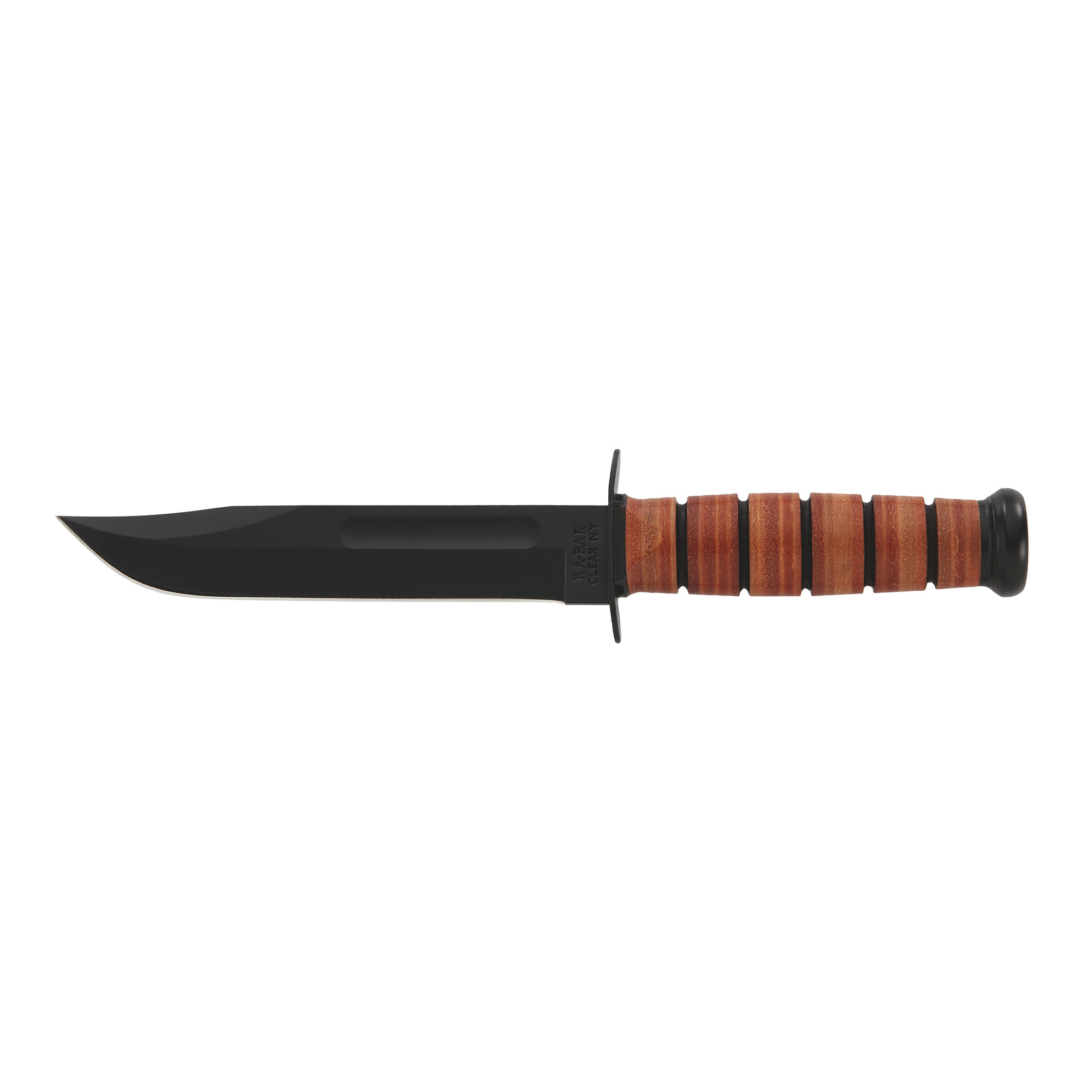 KA-BAR Knives USMC 1095 Cro-Van Fixed Blade Knife 7″ – Black