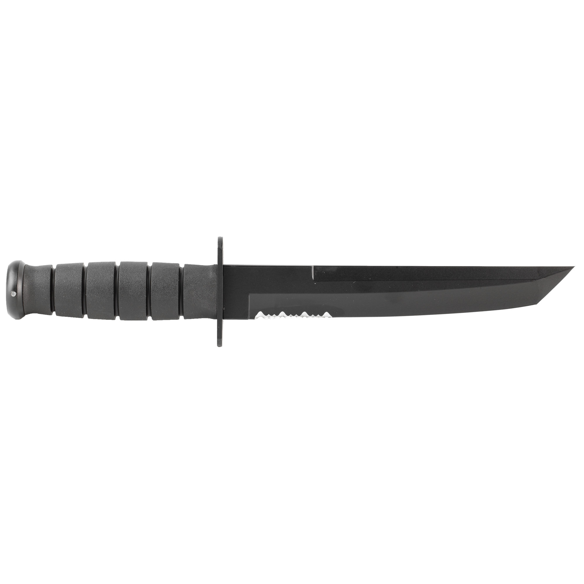 KA-BAR Knives Tanto 1095 Cro-Van Fixed Blade Knife 8″ – Black