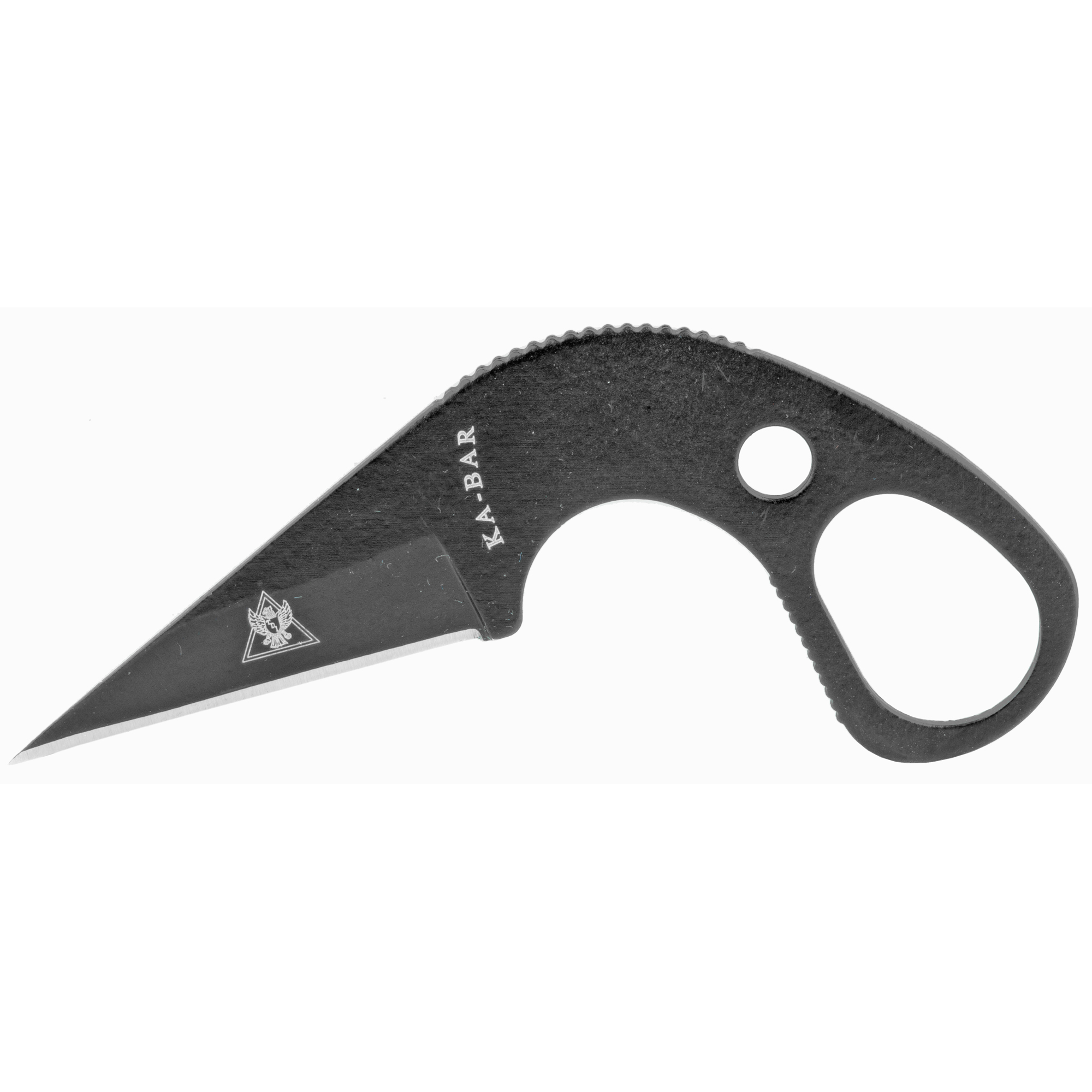 KA-BAR Knives TDI Last Ditch Knife 9Cr18 Stainless Steel Fixed Blade Knife 1.625″ – Black