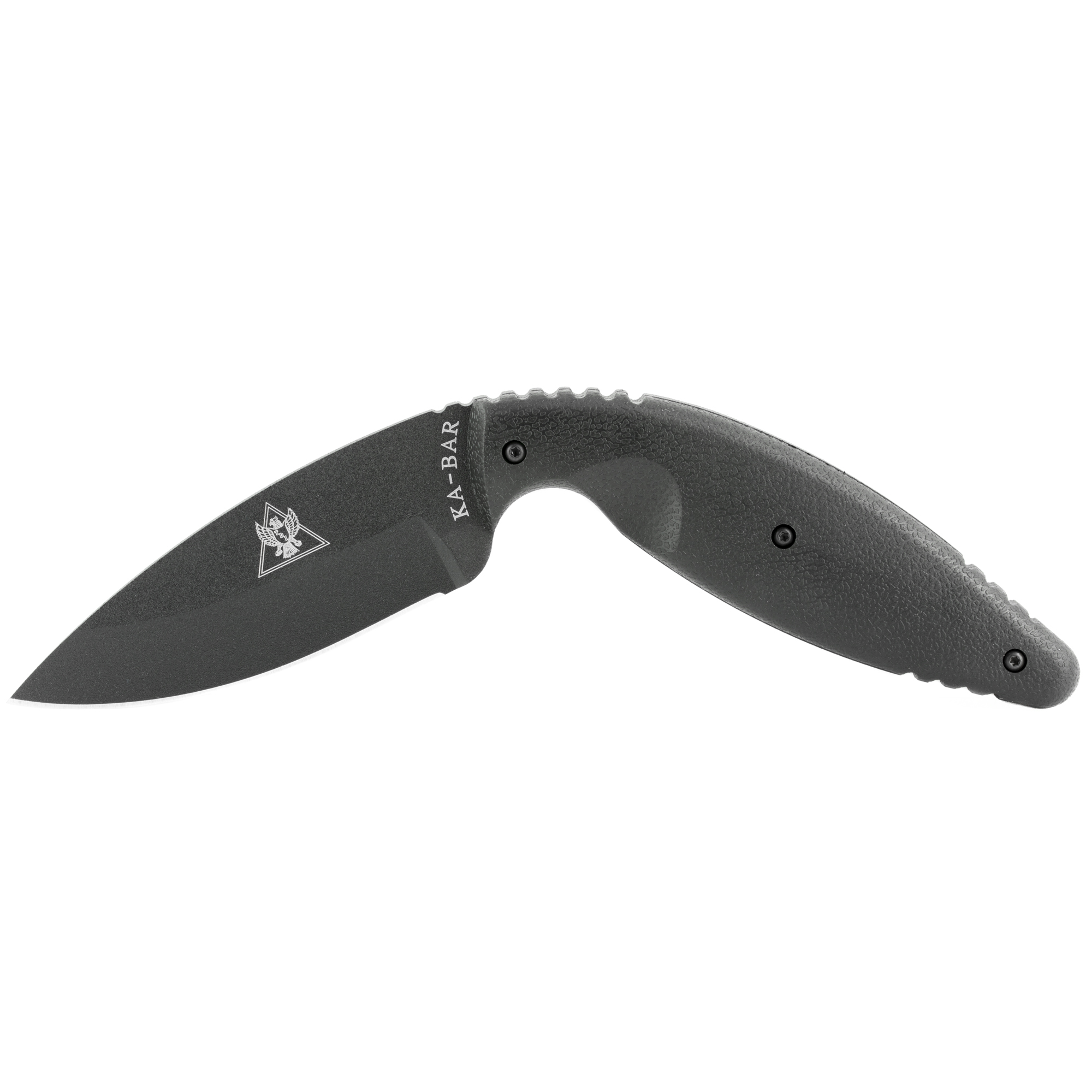 KA-BAR Knives TDI Law Enforcement AUS 8 Fixed Blade Knife 3.688″ – Black