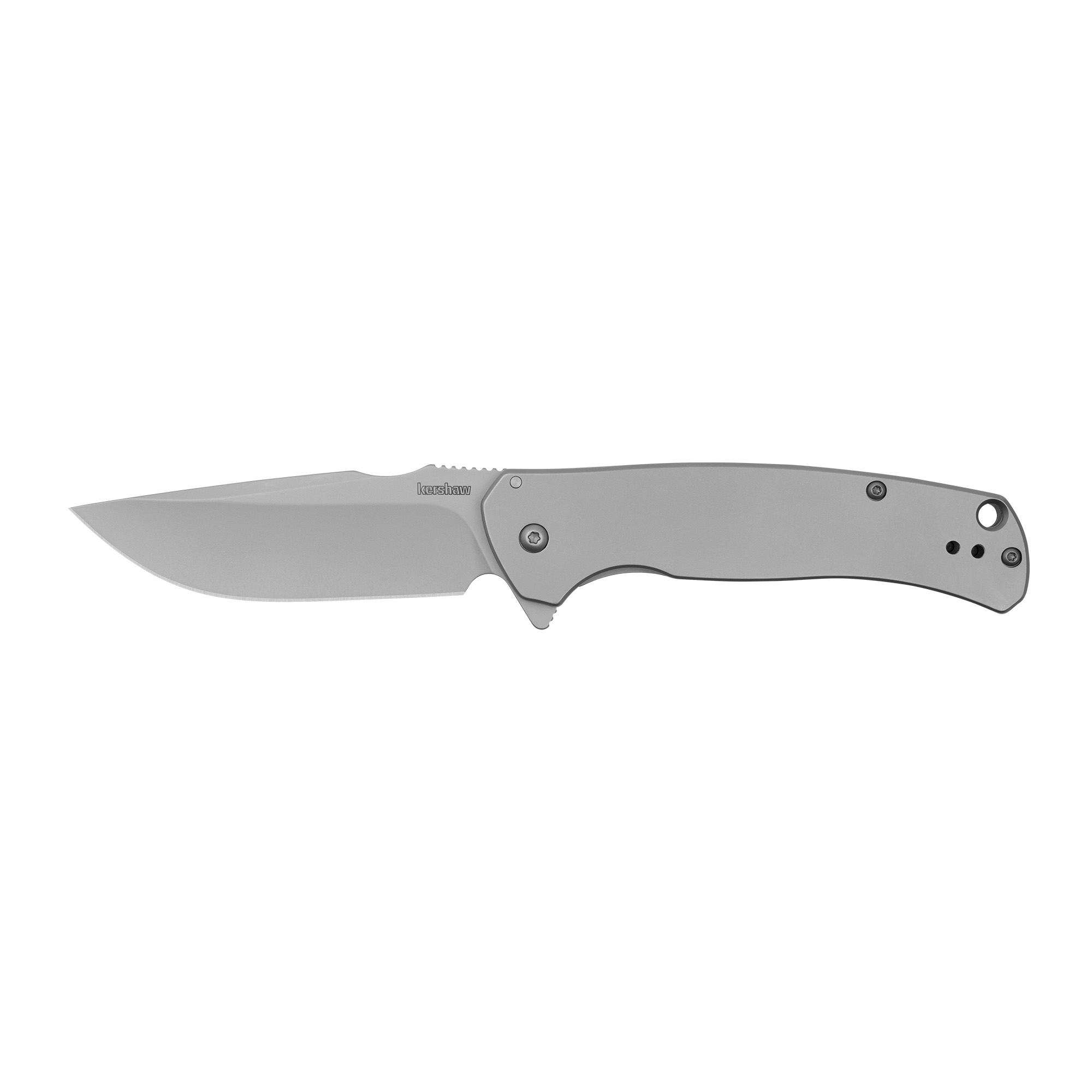 Kershaw SCOUR Stainless Steel 8Cr13MoV Folding Knife/Assisted 3.3″ – Silver