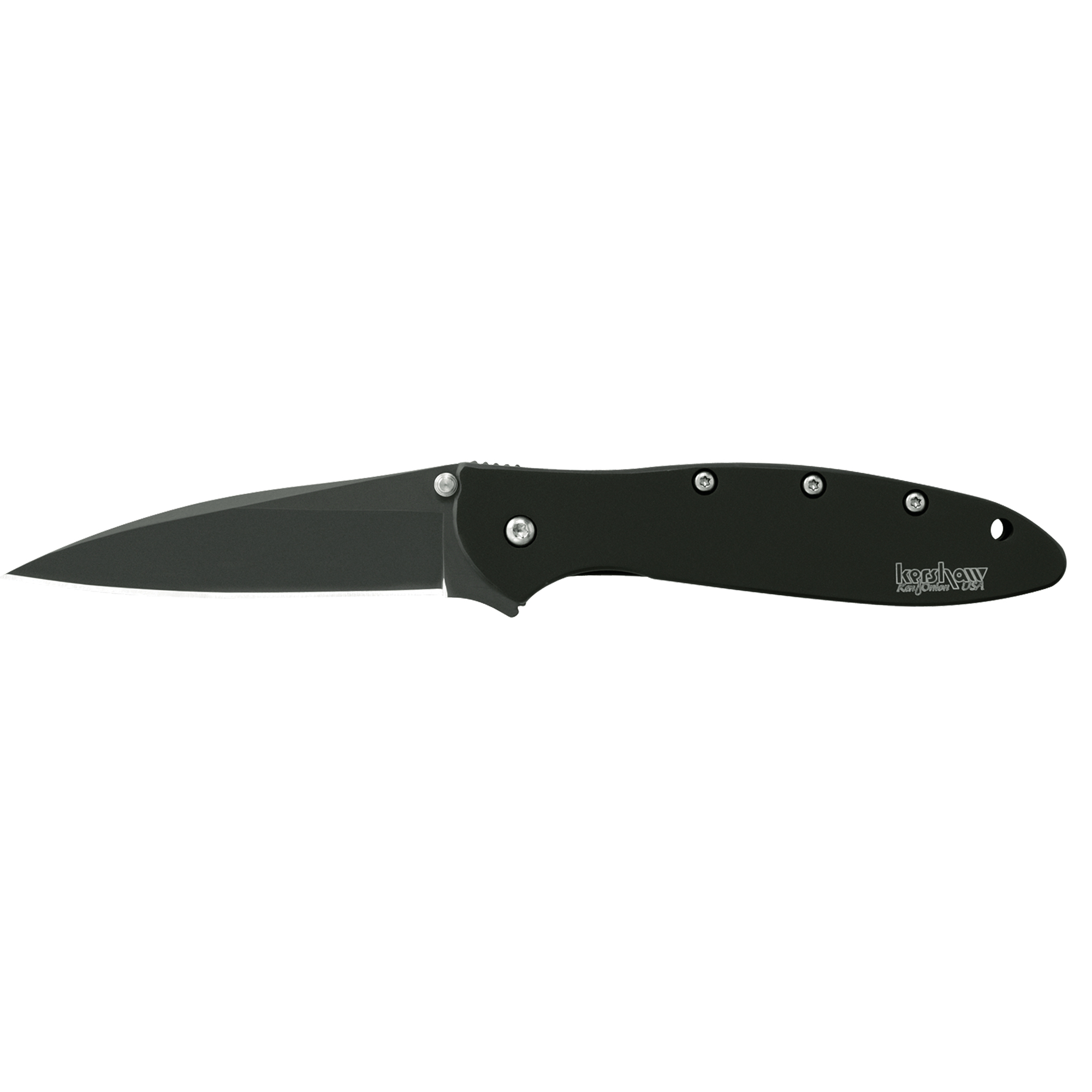 Kershaw Leek 14C28N Folding Knife/Assisted 3″ – Black