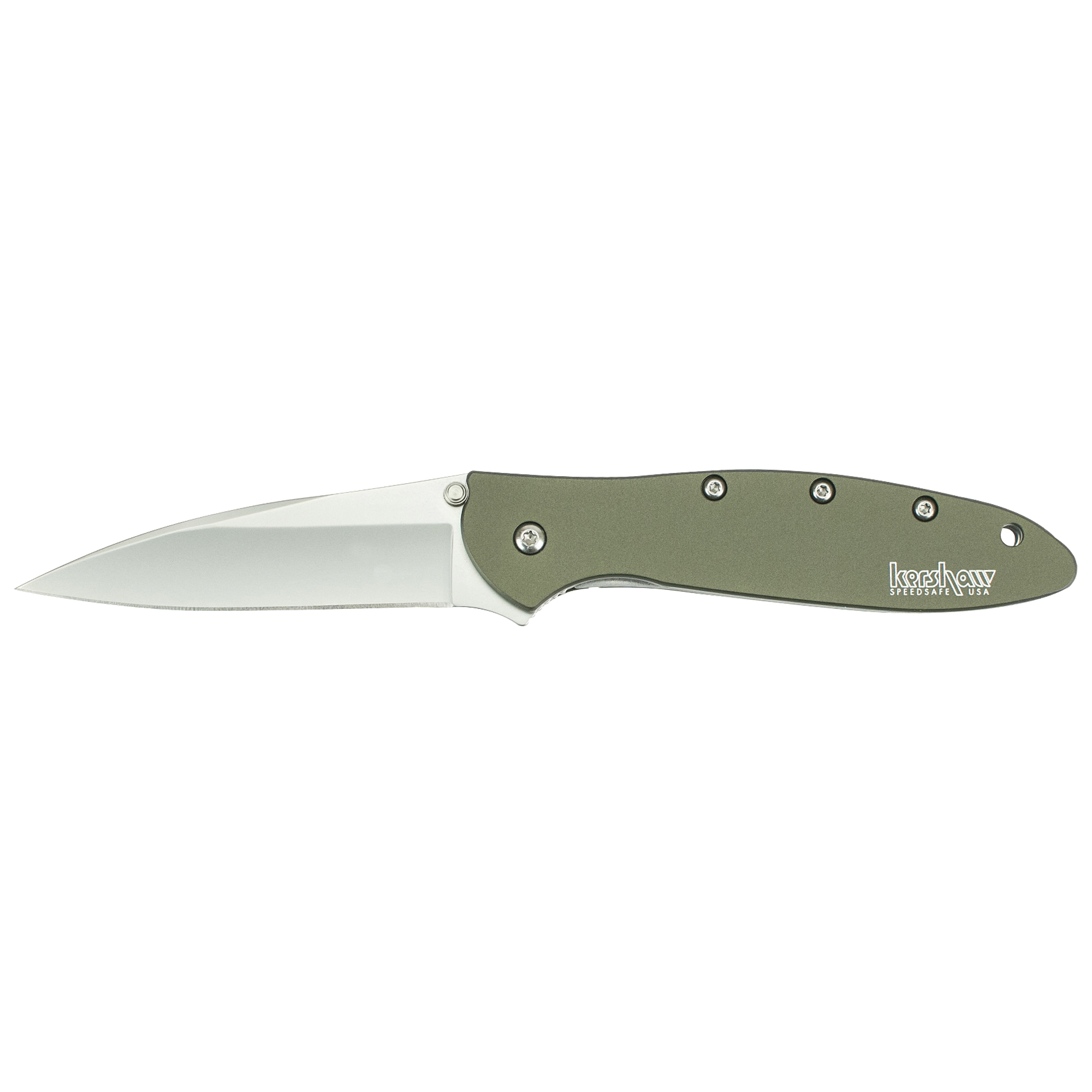 Kershaw Leek 14C28N Folding Knife/Assisted 3″ – Silver