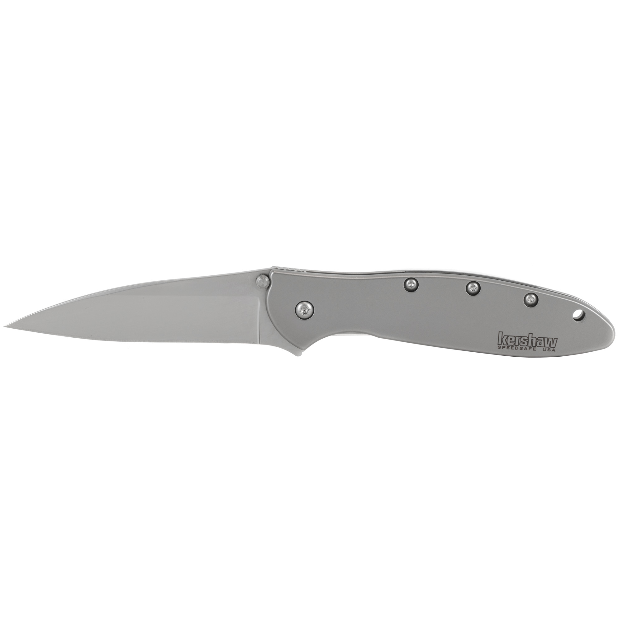 Kershaw Leek 14C28N Folding Knife/Assisted 3″ – Silver