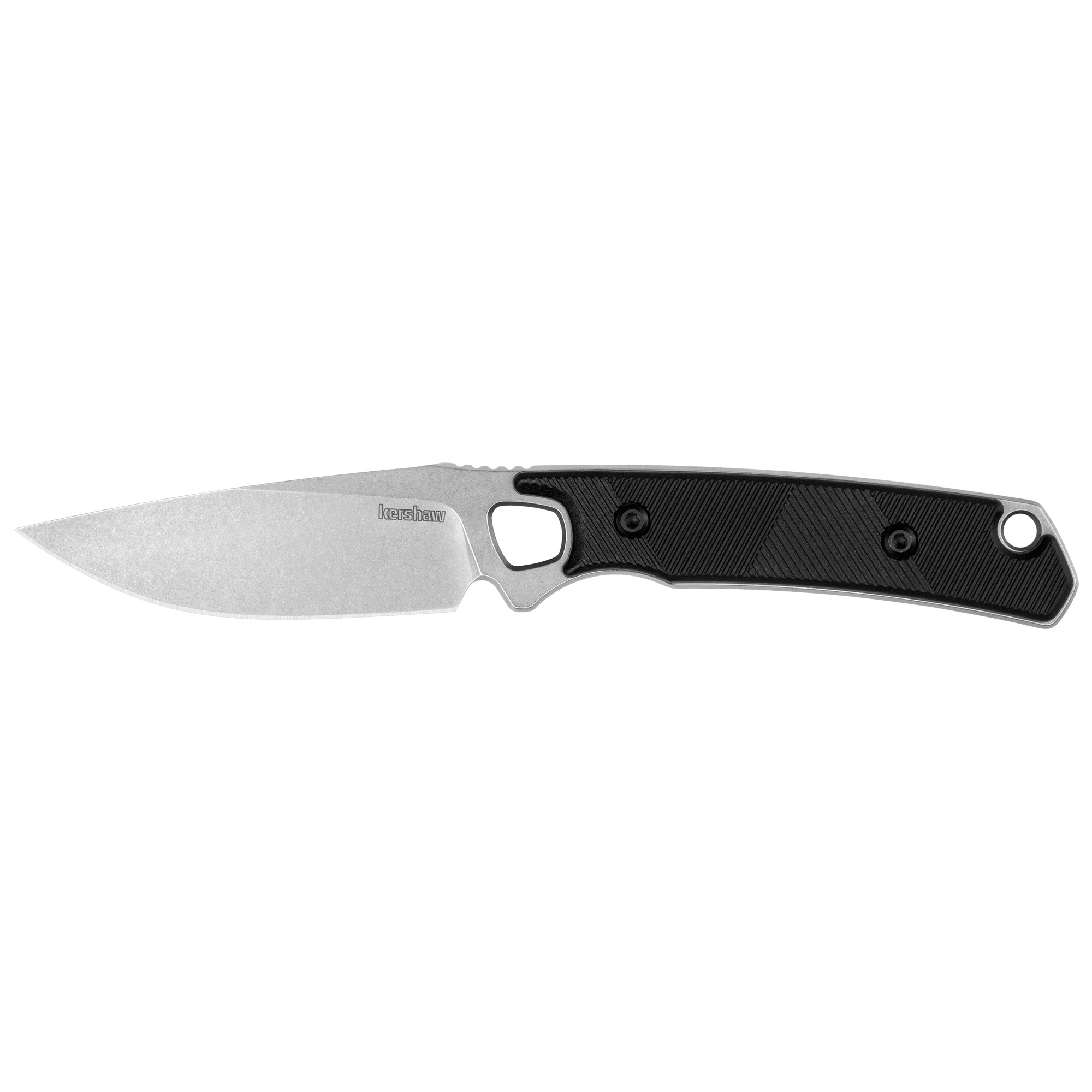 Kershaw Steppe Rubber D2 Fixed Blade Knife 3.5″ – Silver