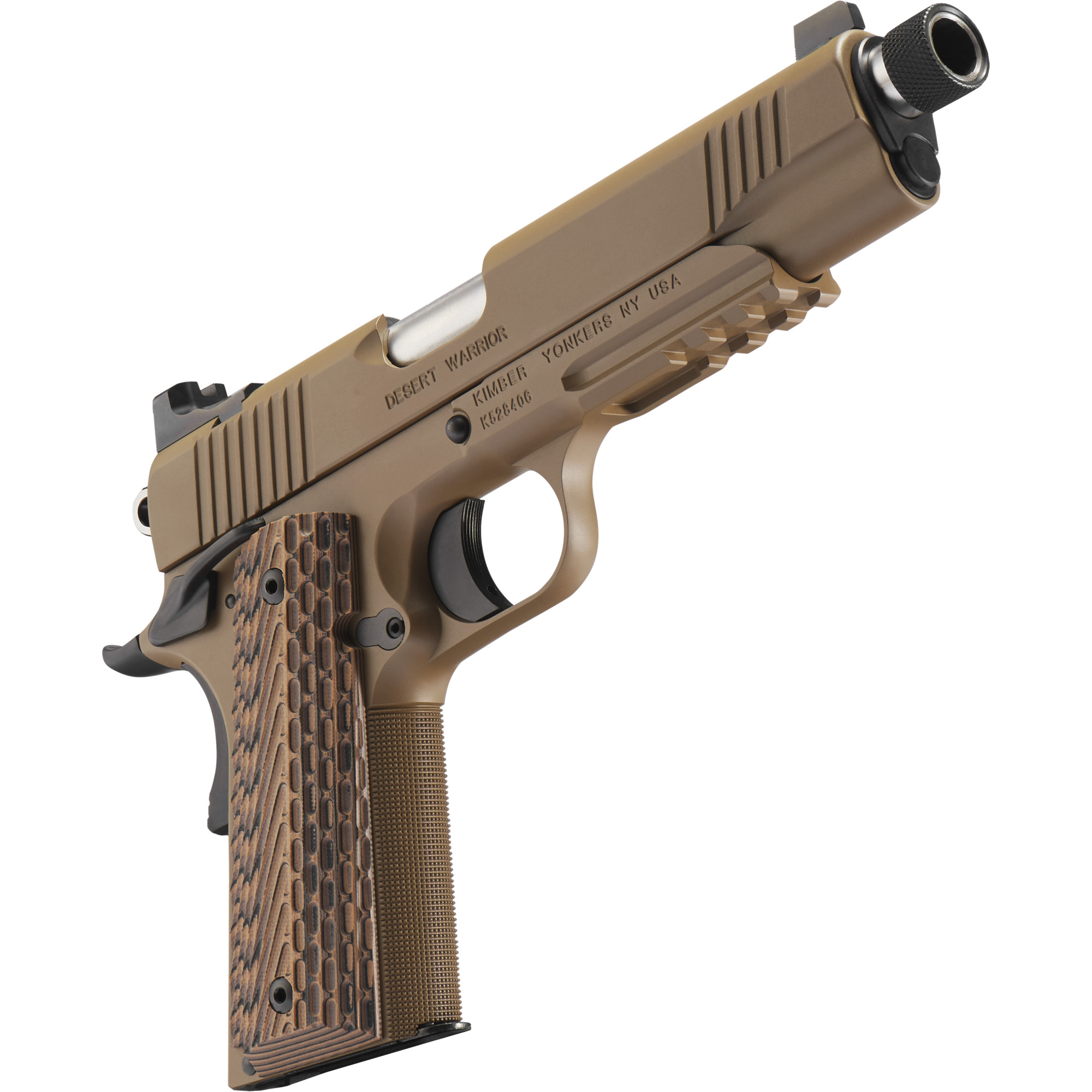 Kimber America Desert Warrior 1911 5.5" 45 ACP 7 Rounds Tritium Night Sight-img-2