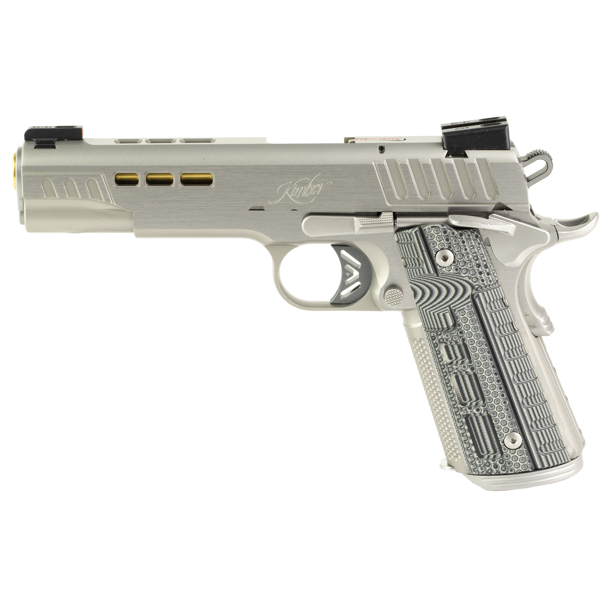 Kimber Rapide Dawn 1911 5″ 45 ACP 8rd TRUGLO TFX Tritium/Fiber-Optic Day/Night – Silver