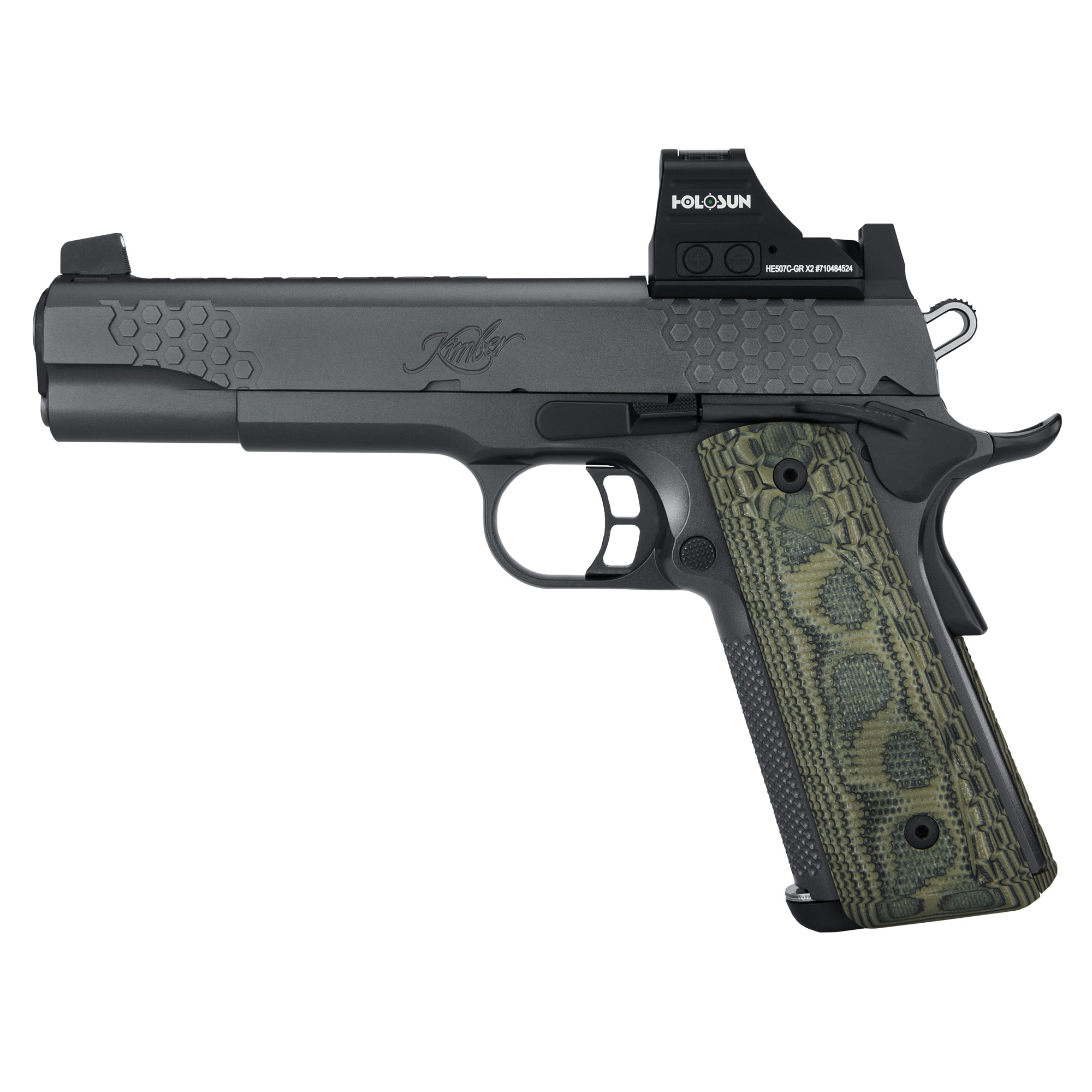 Kimber KHX CUSTOM (OI) 1911 5″ 10mm 8rd Optics Ready – Black