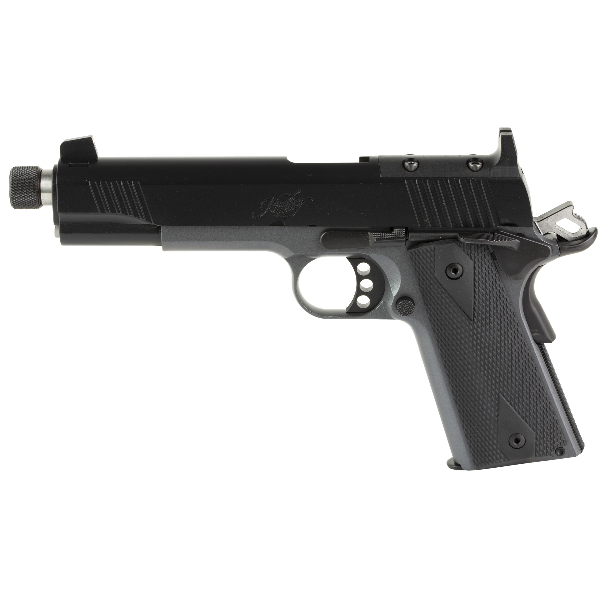 Kimber Custom LW Shadow Ghost 1911 5″ 45 ACP 8rd Optics Ready – Black, Gray