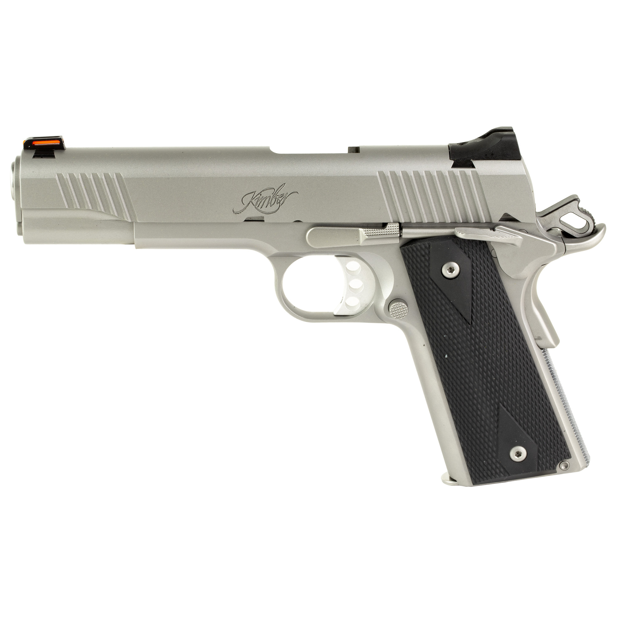 Kimber Stainless II 1911 5″ 45 ACP 7rd Tritium Night Sights – Silver