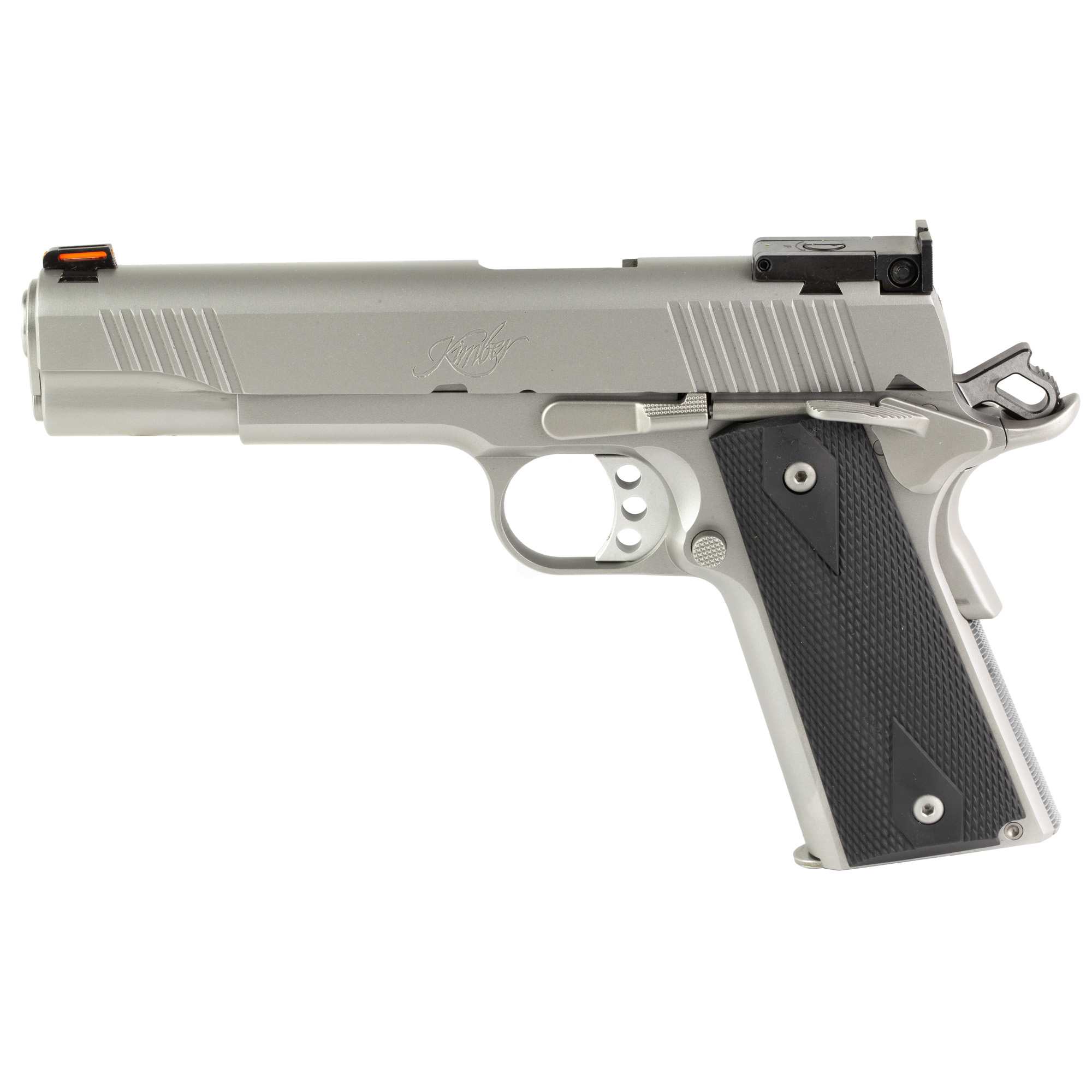 Kimber Stainless Target II 1911 5″ 10mm 8rd Adjustable Sights – Silver