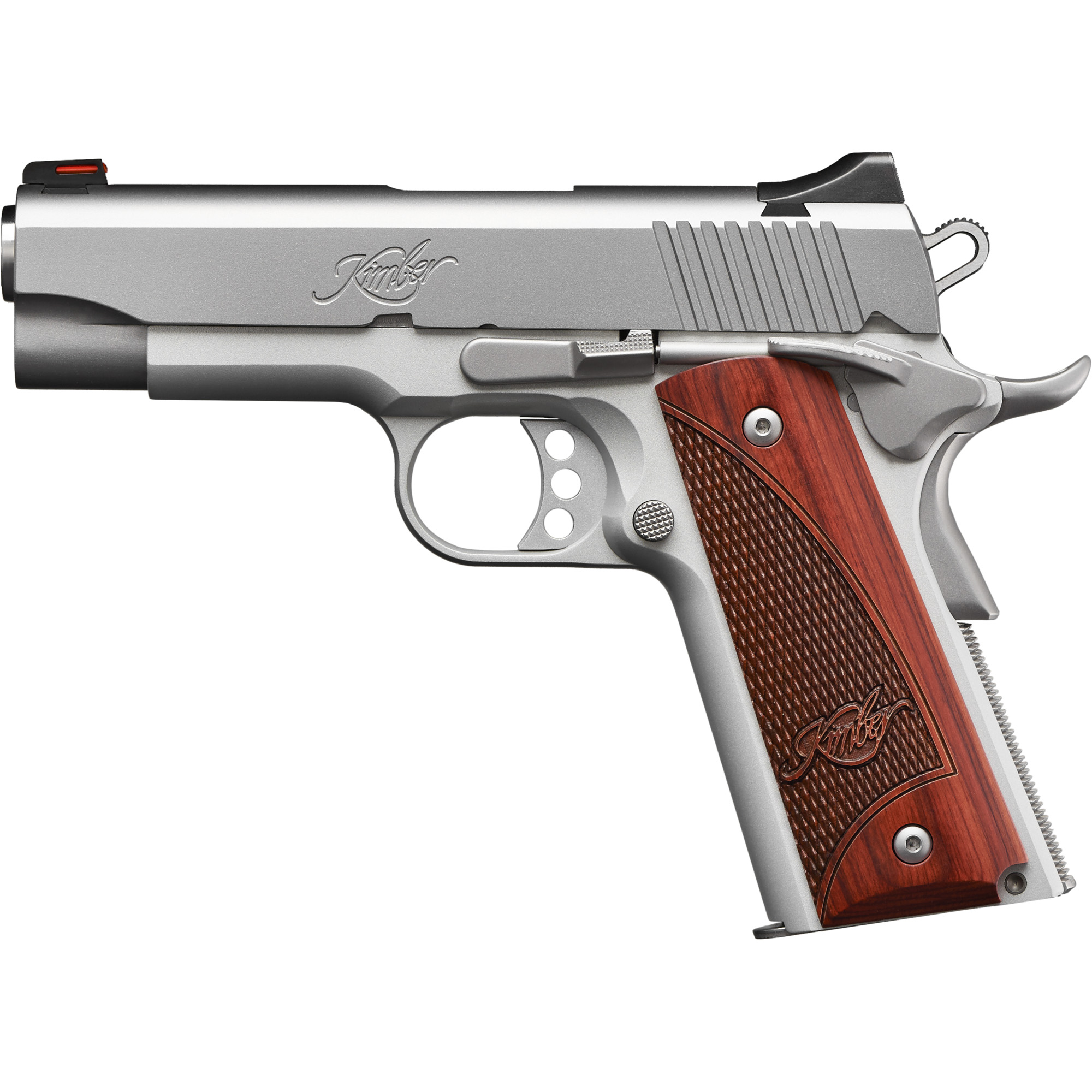 Kimber STAINLESS PRO CARRY II 1911 4″ 9mm 9rd Fiber Optic – Silver