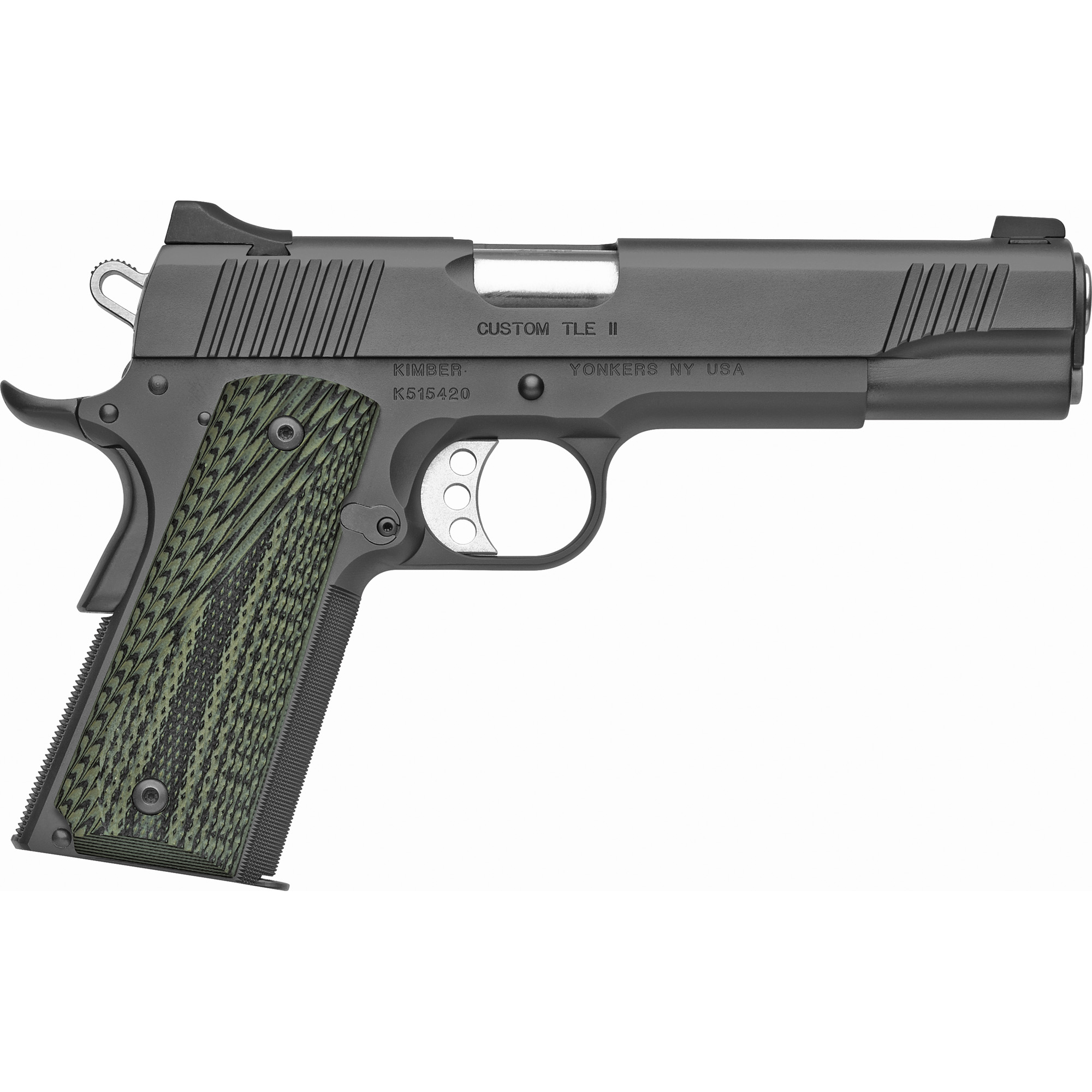 Kimber Custom TLE II 1911 5″ 45 ACP 7rd Tritium Night Sights – Black