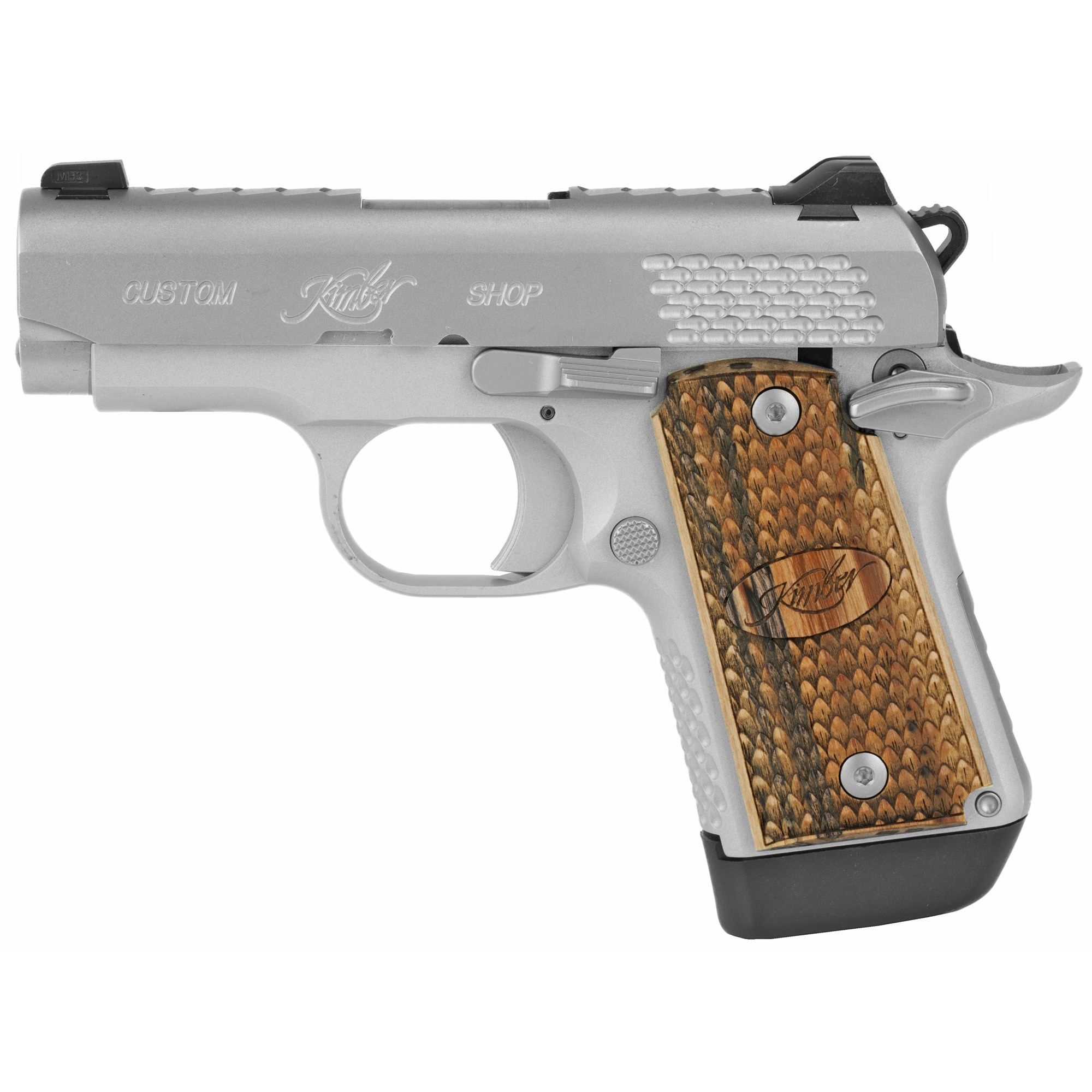 Kimber Micro 9 Raptor 3.15″ 9mm 7rd Tritium Night Sights – Silver