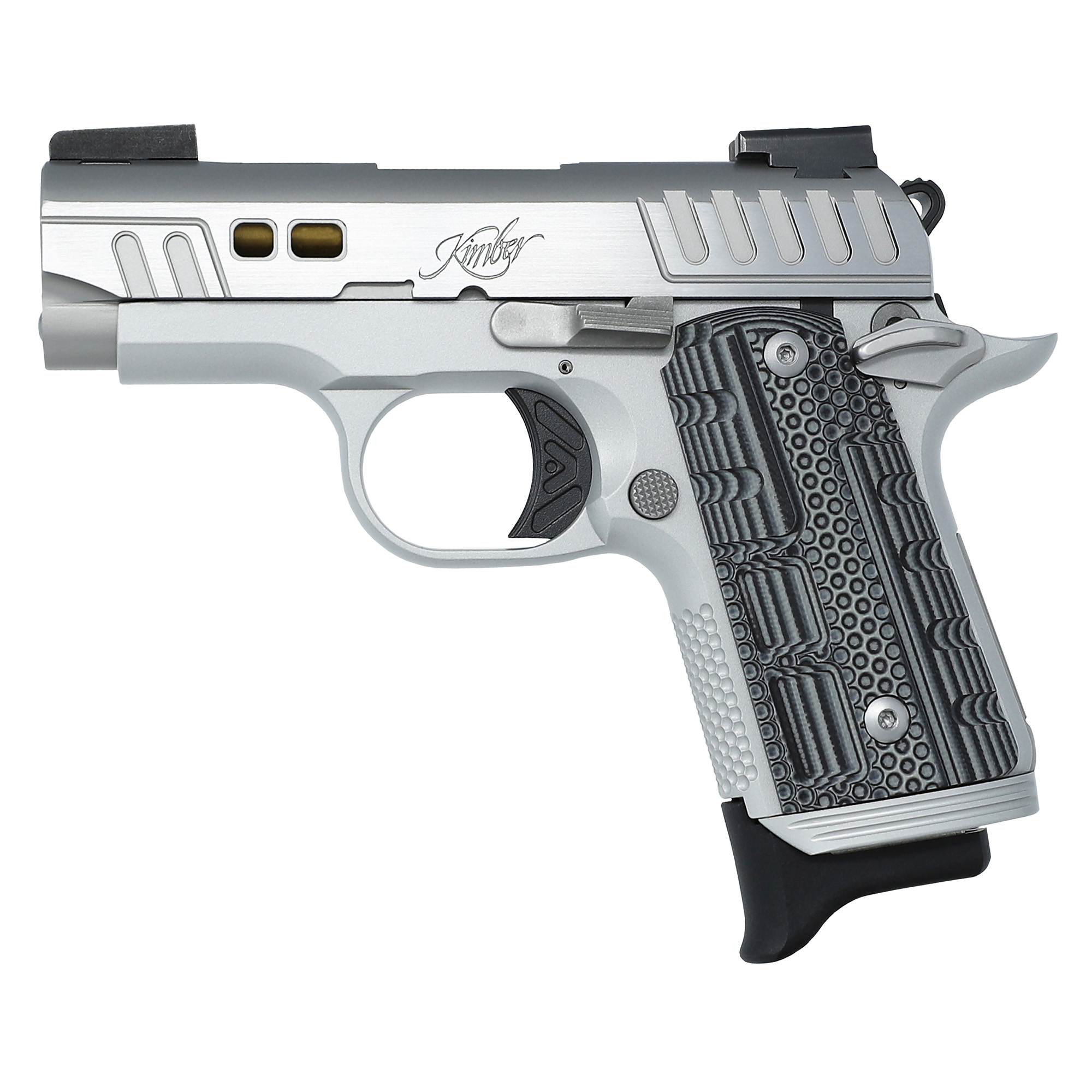 Kimber Micro 9 1911 3.15″ 9mm 7rd Night Sights – Silver