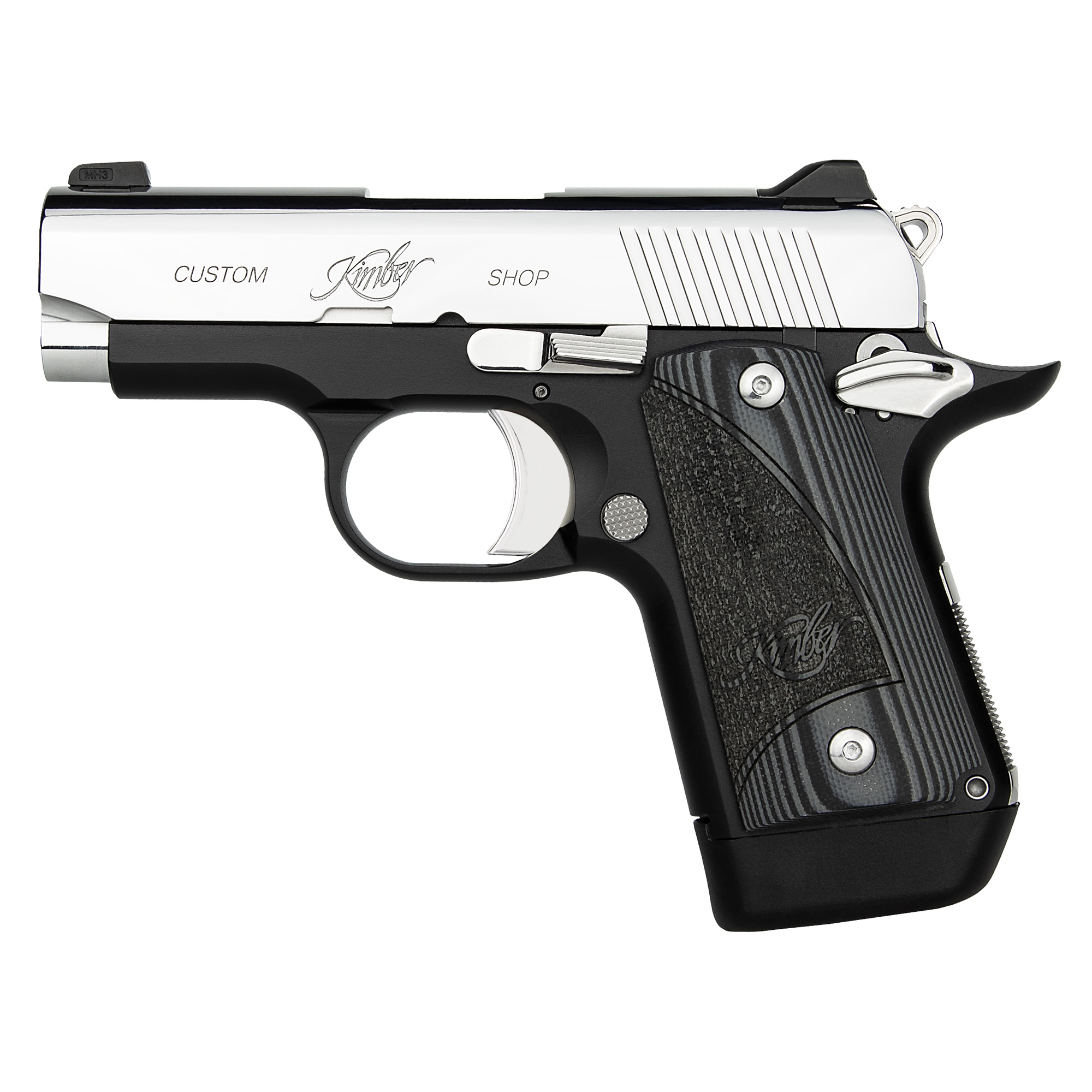 Kimber Micro 9 1911 3.15″ 9mm 7rd Night Sights – Black, Silver