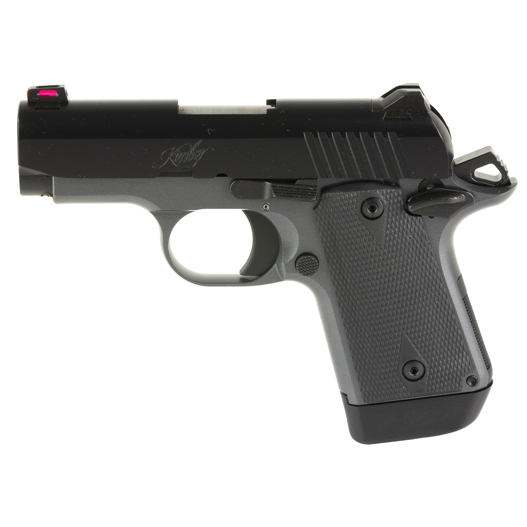 Kimber Micro 9 1911 3.15″ 9mm 7rd Fiber Optic – Black, Gray