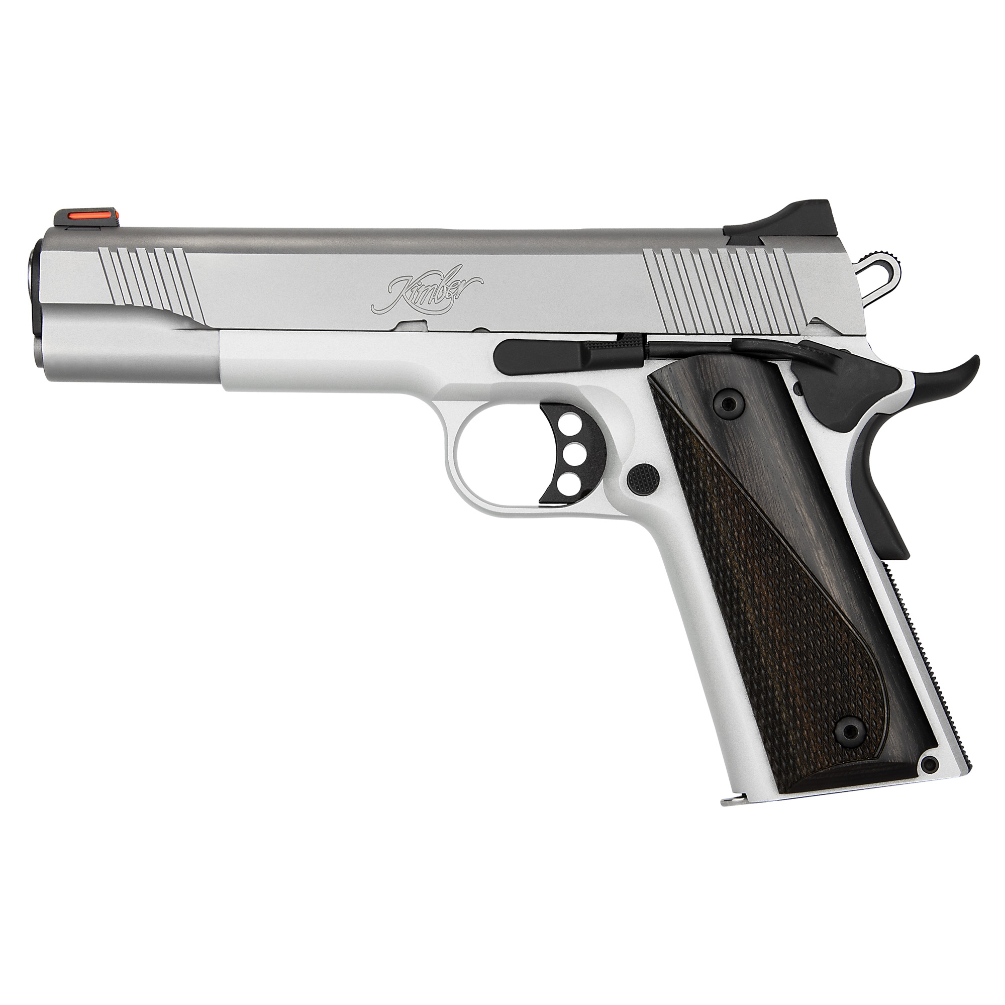 Kimber STAINLESS LW ARCTIC 1911 5″ 45 ACP 8rd Fiber Optic – Silver