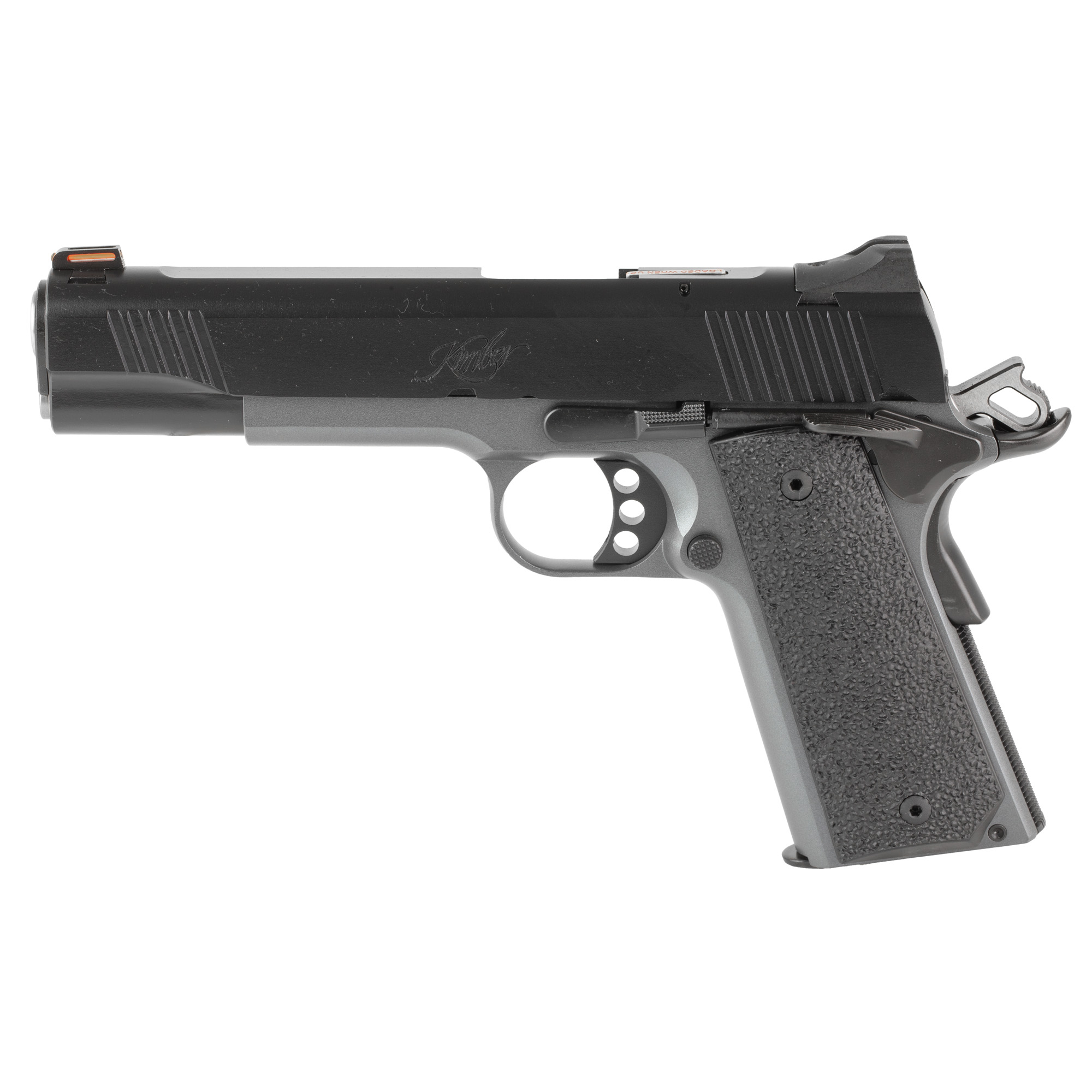 Kimber Custom LW Shadow Ghost 1911 5″ 45 ACP 8rd Fiber Optic – Black, Gray