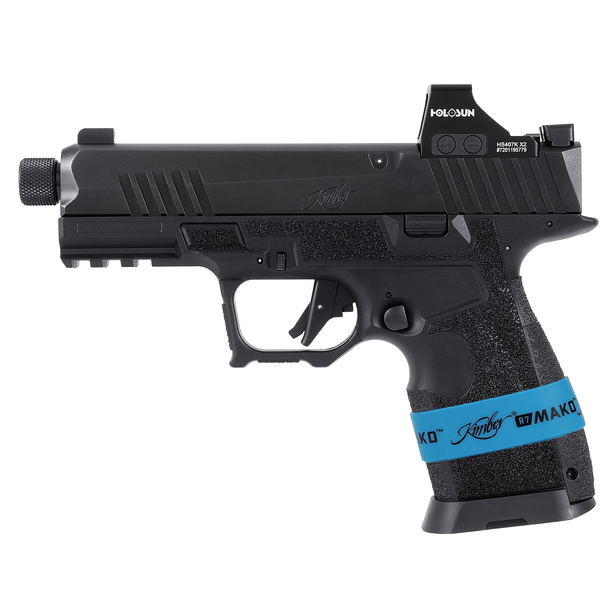 Kimber R7 Mako Carbon Compact Single Action 4.42″ 9mm 15rd Night Sights – Black