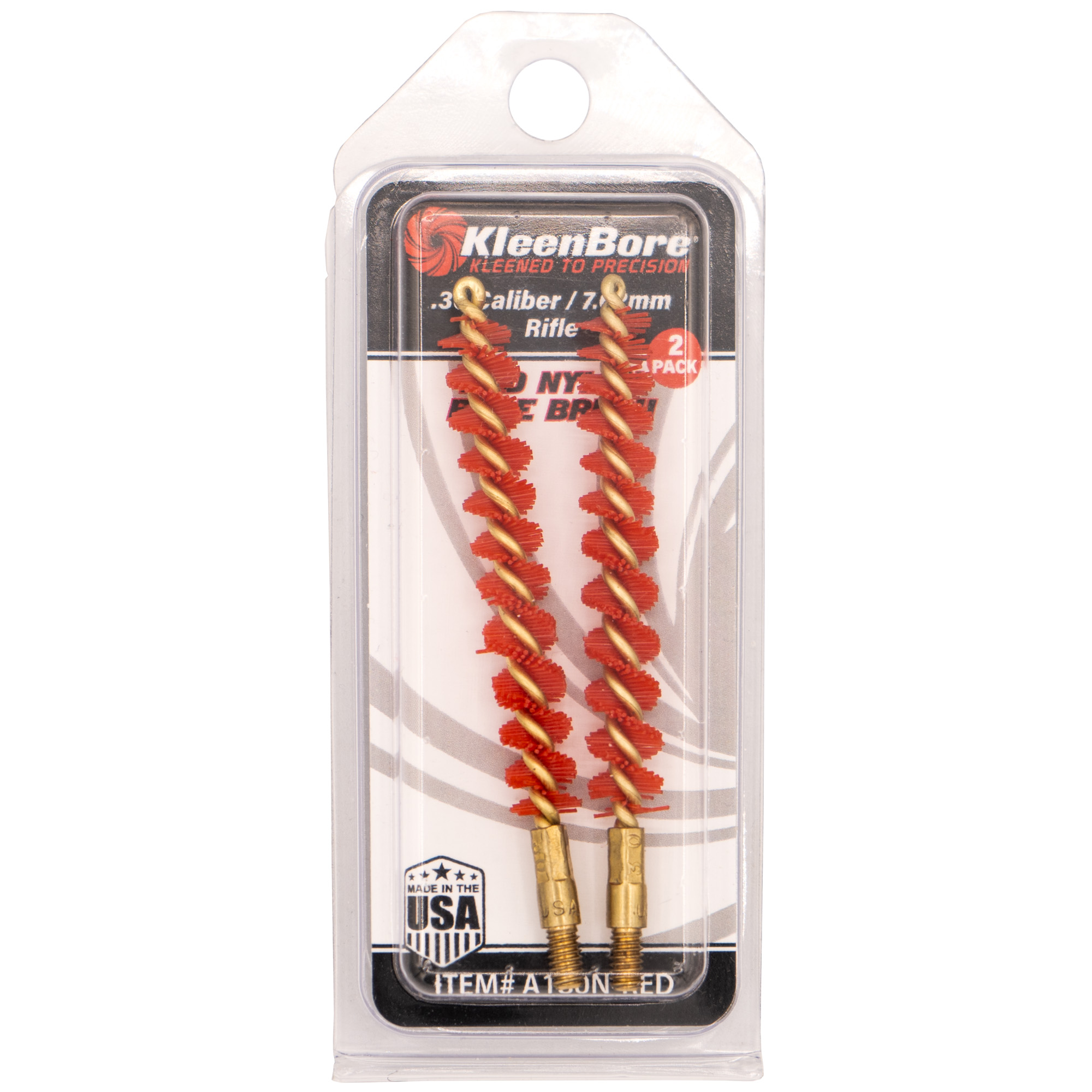 Kleen-Bore 30/7.62MM Rifle Red Nylon Bore Brush