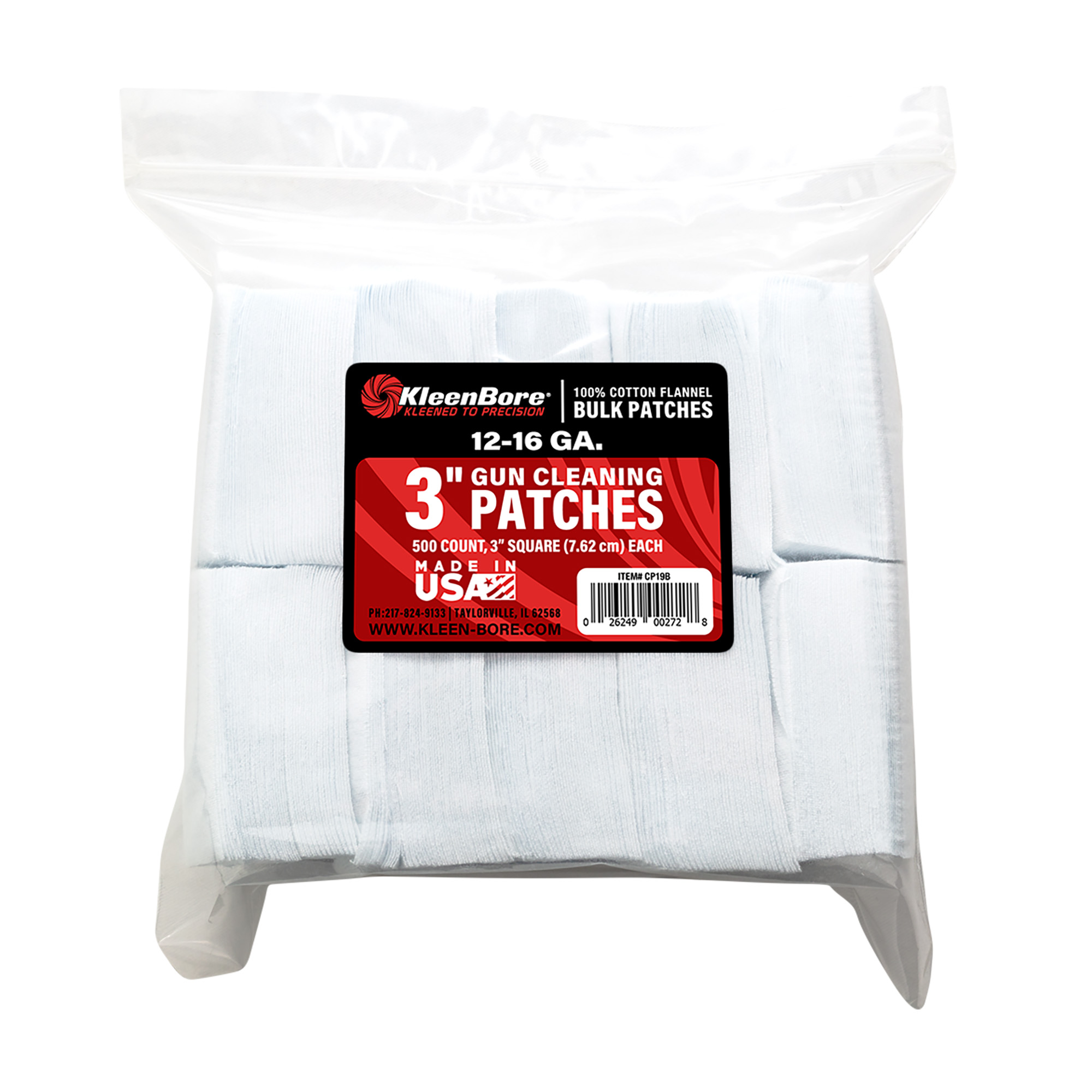 Kleen-Bore 12/16 Gauge SuperShooter Patch