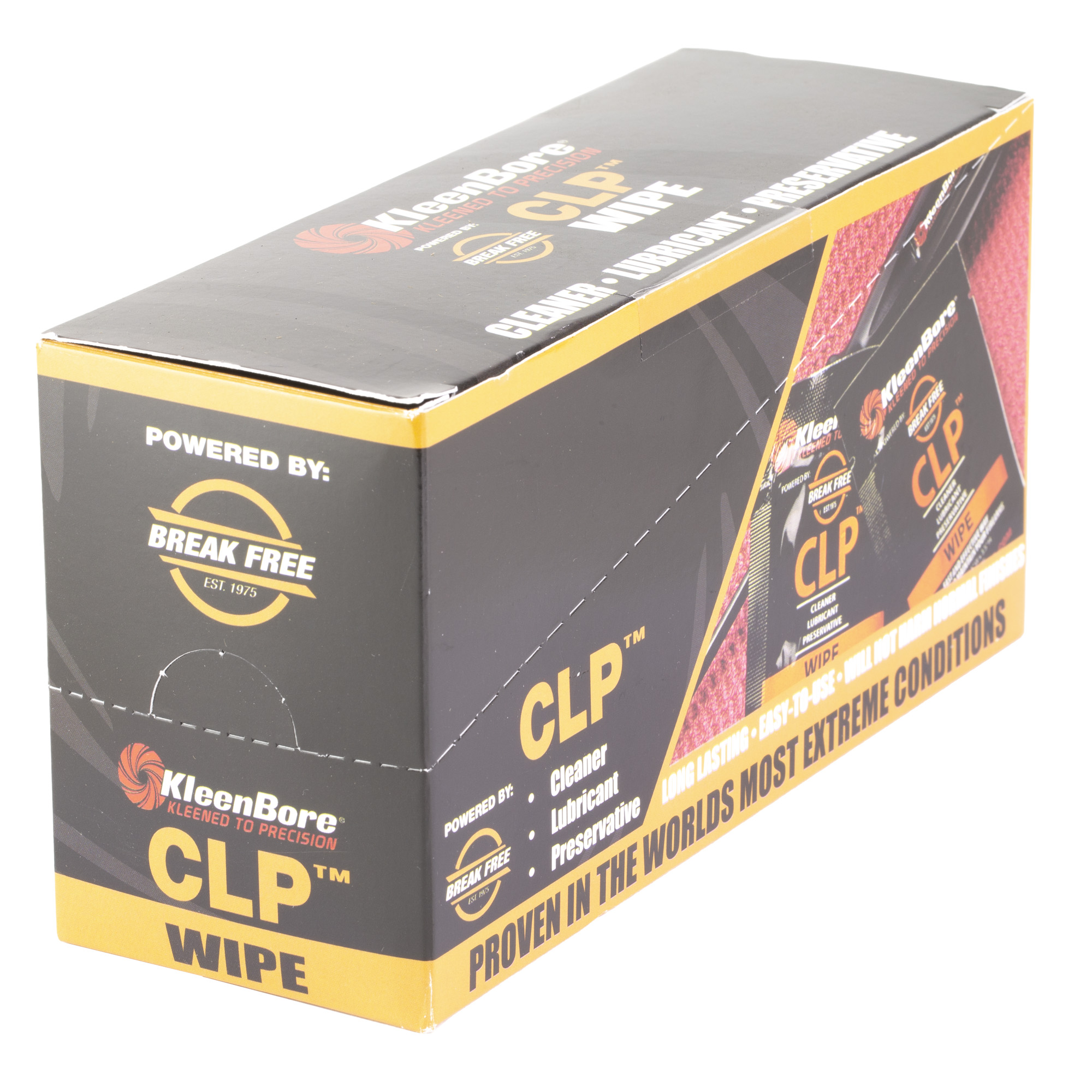 Kleen-Bore CLP Wipe Nylon Utility Brush Wipes – 50