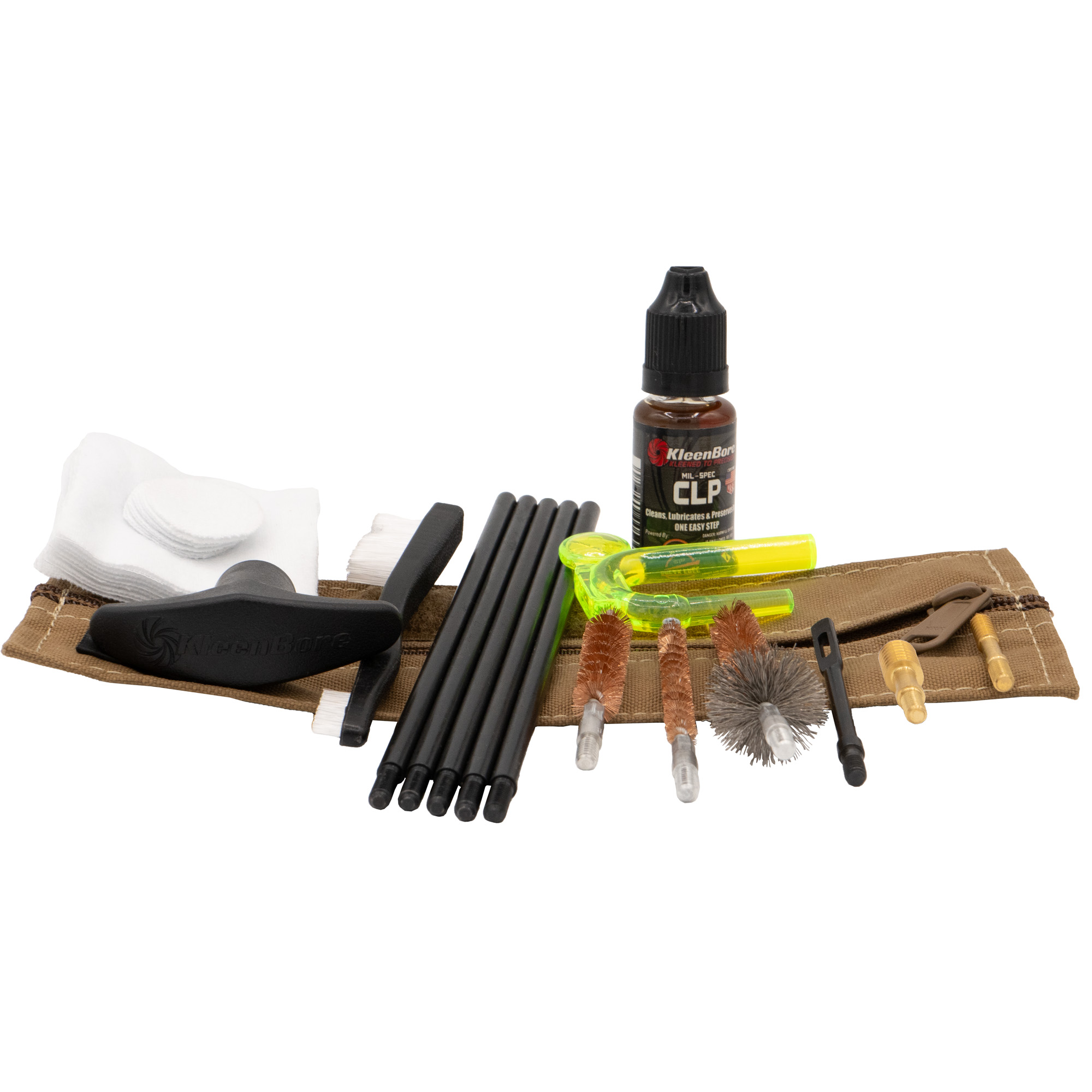 Kleen-Bore 9MM/556 Compact Military/LE Tactical Kit Cleaning Kit