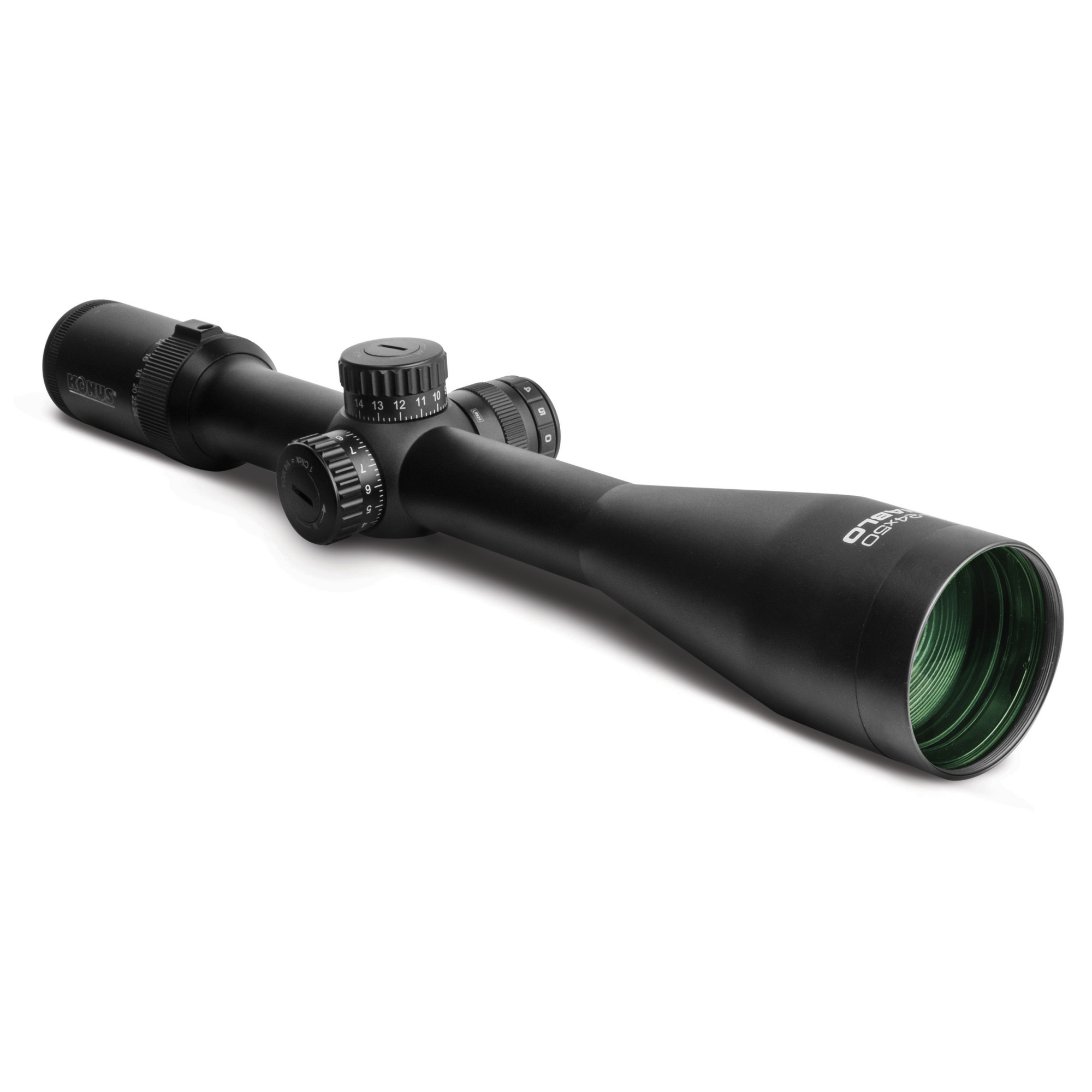 Konus Diablo Illuminated Mil-Dot 6-24X Rifle Scope 30mm – Black