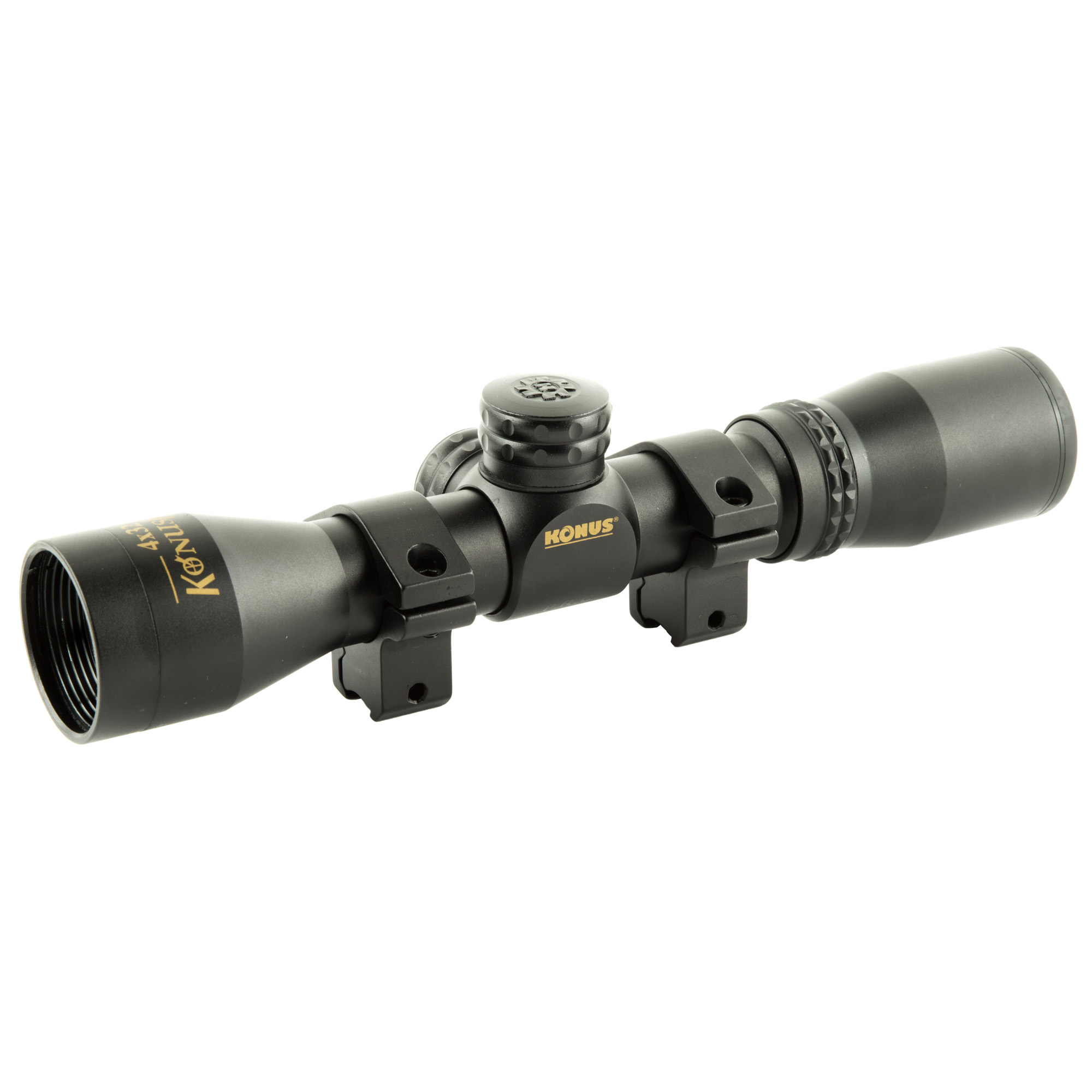 Konus Pro Glass Etched 30/30 4X Rifle Scope 1″ – Black