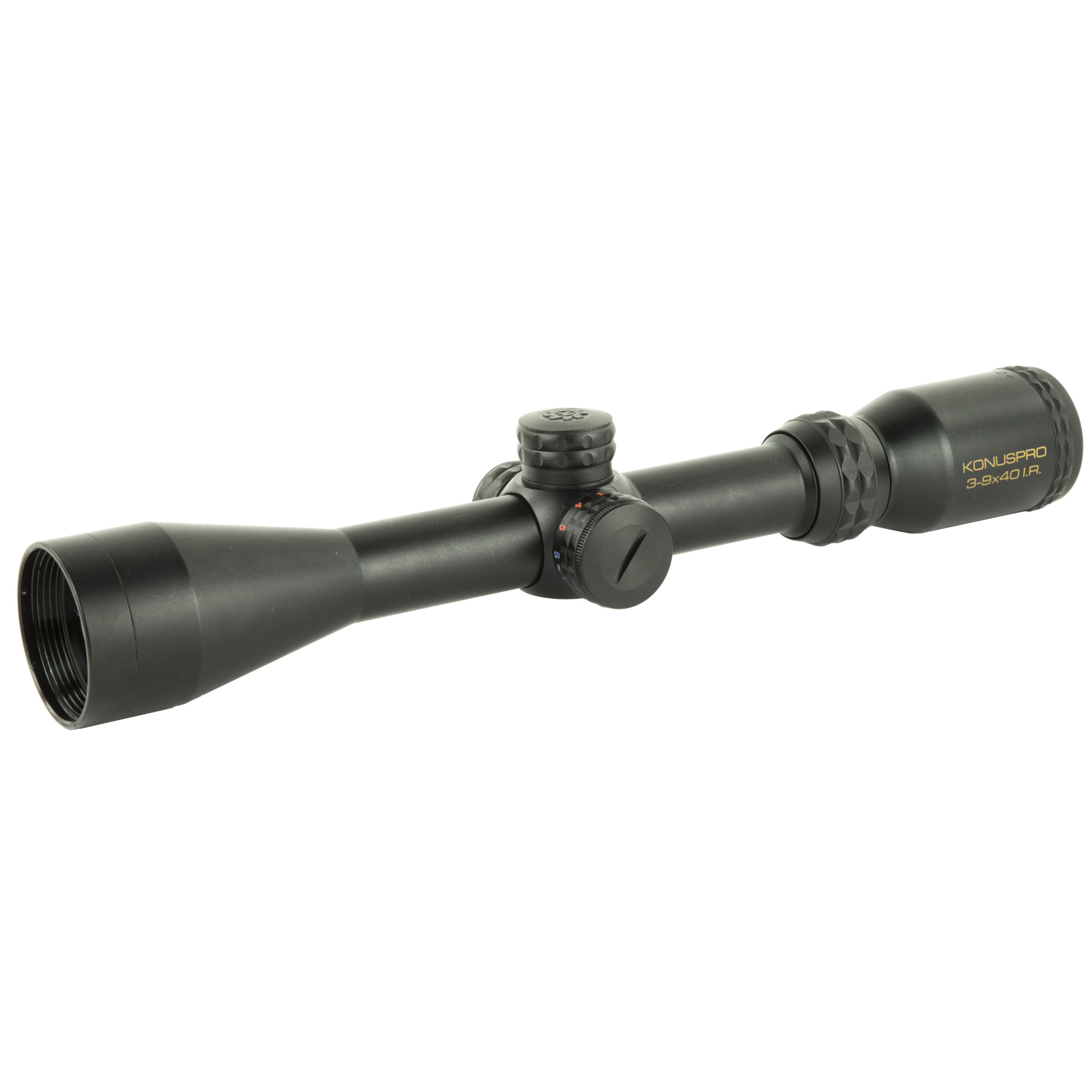 Konus Pro Etched 550 Yard Ballistic 3-9X Rifle Scope 1″ – Black