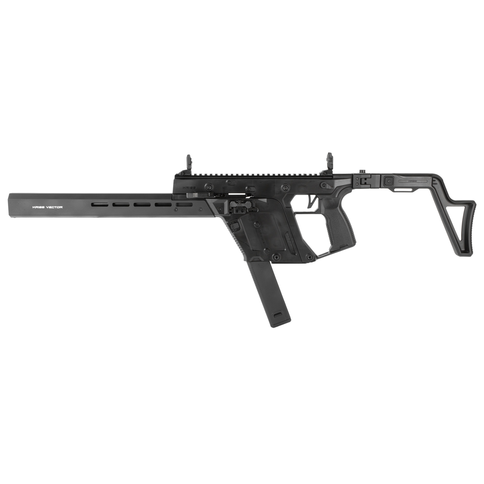 Kriss Vector CRB Gen III Carbine 16″ 10mm 33rd Front/Rear Flip Sights – Black