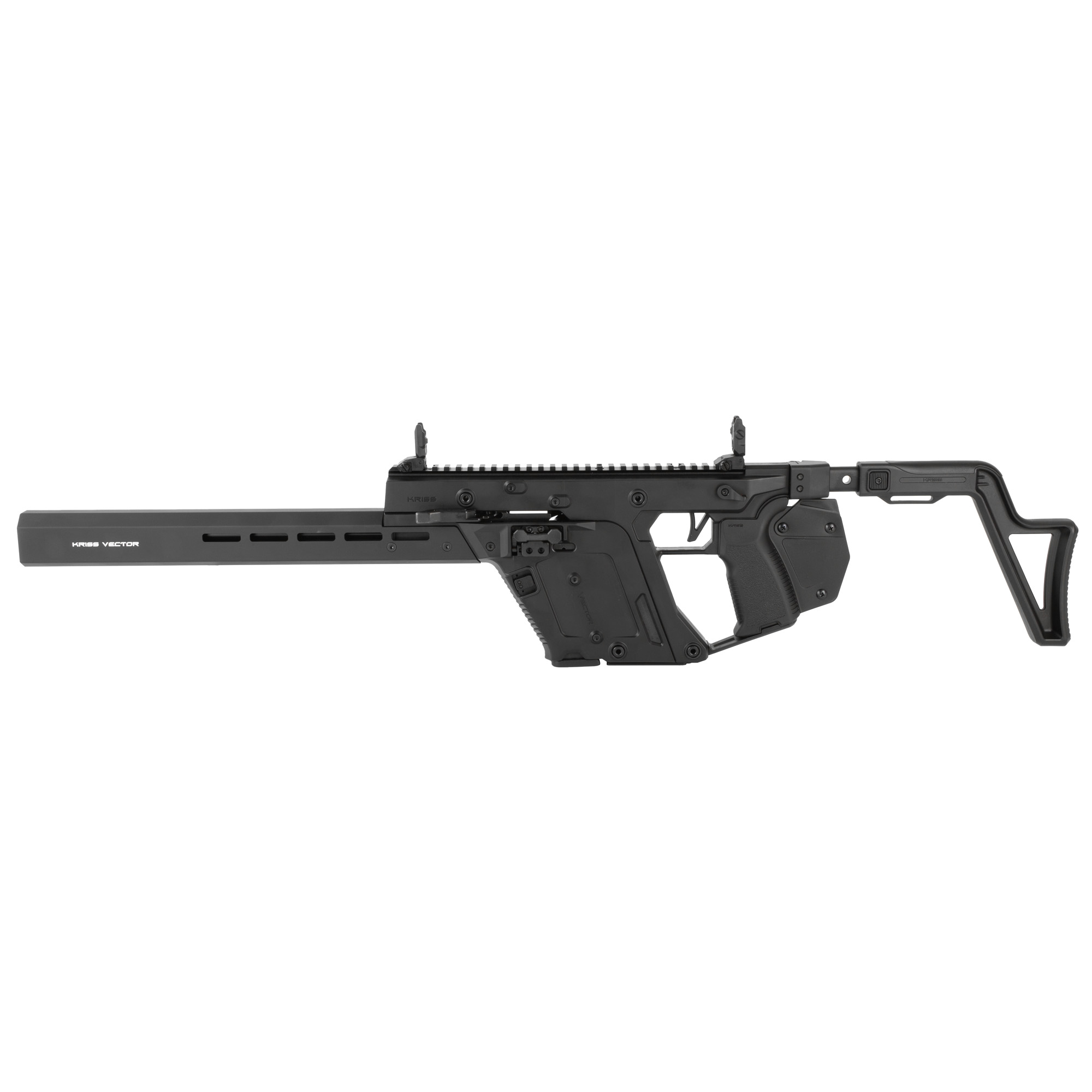 Kriss Vector CRB Gen III Carbine 16″ 10mm 10rd Front/Rear Flip Sights – Black