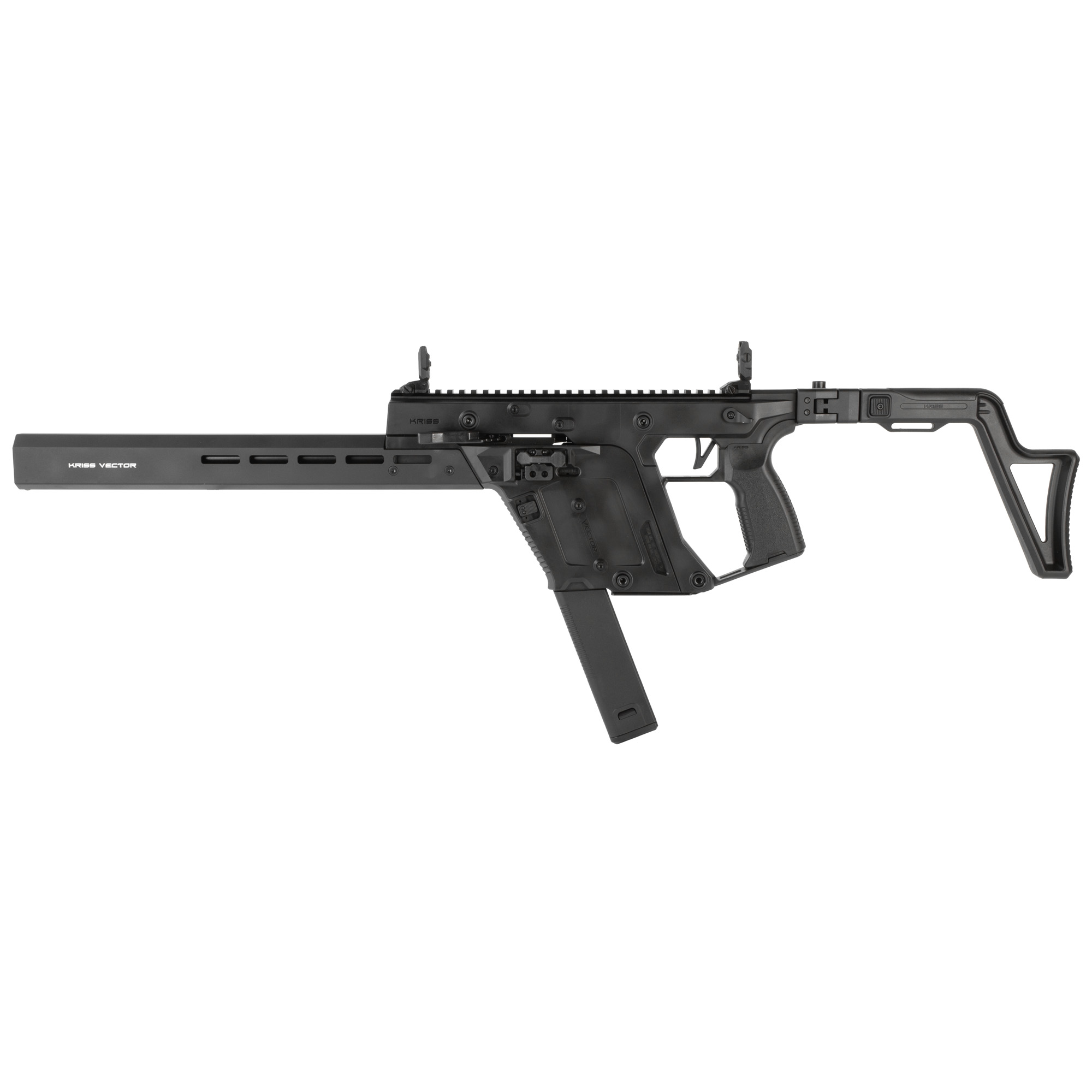 Kriss Vector CRB Gen III Carbine 16″ 45 ACP 30rd Front/Rear Flip Sights – Black