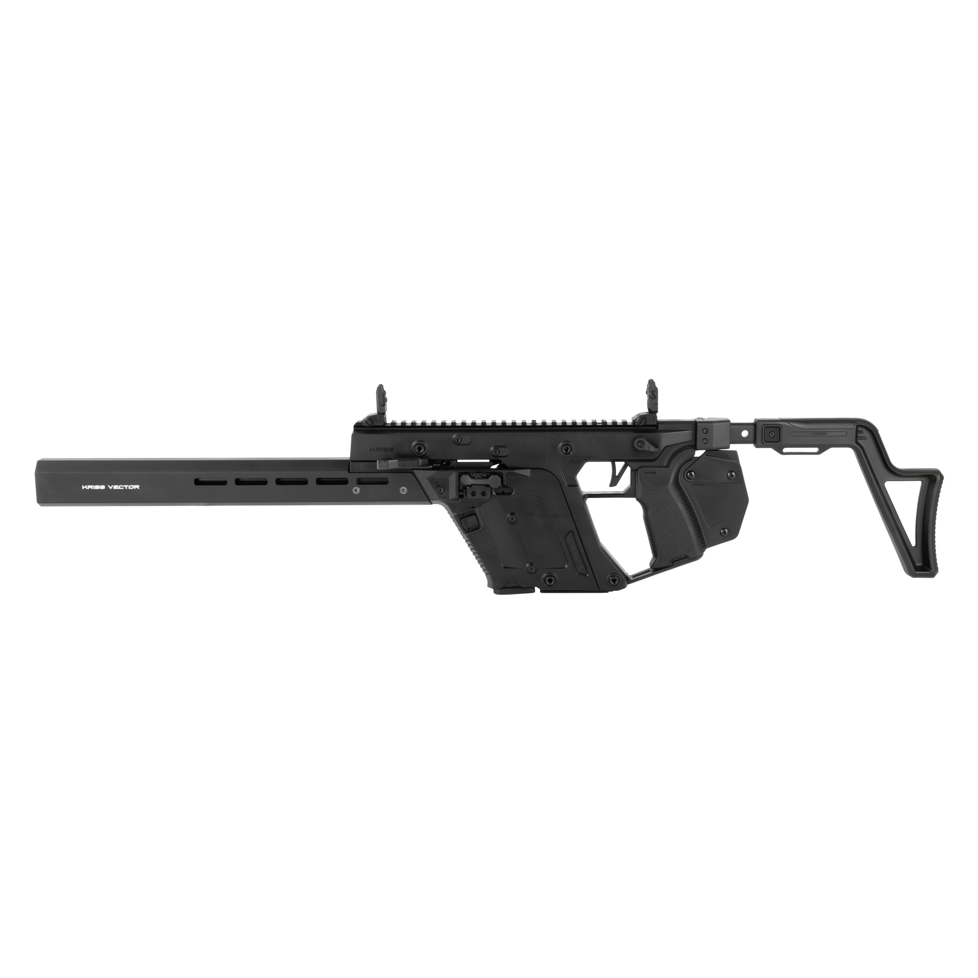 Kriss Vector CRB Gen III Carbine 16″ 45 ACP 10rd Front/Rear Flip Sights – Black