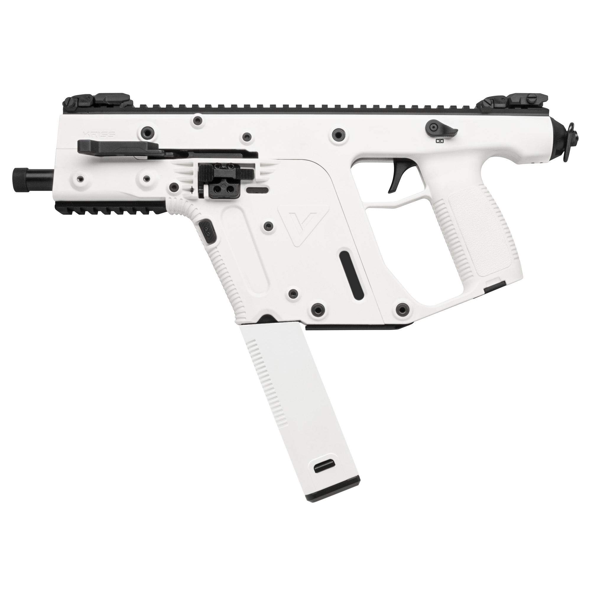 Kriss Vector SDP Gen2 5.5″ 45 ACP 30rd Front/Rear Flip Sights – Alpine White