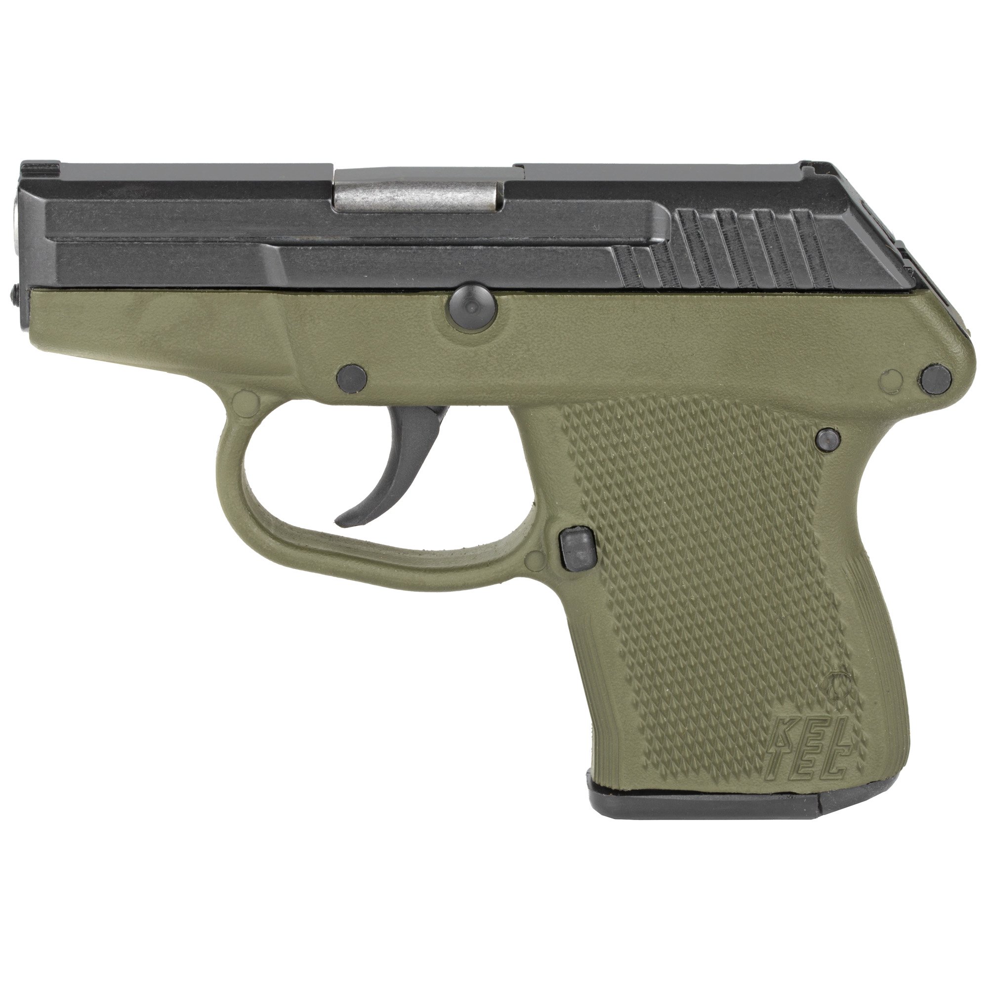 Kel-Tec P32 Double Action Only 2.7″ 32 ACP 7rd Fixed Sights – Olive Drab Green, Black