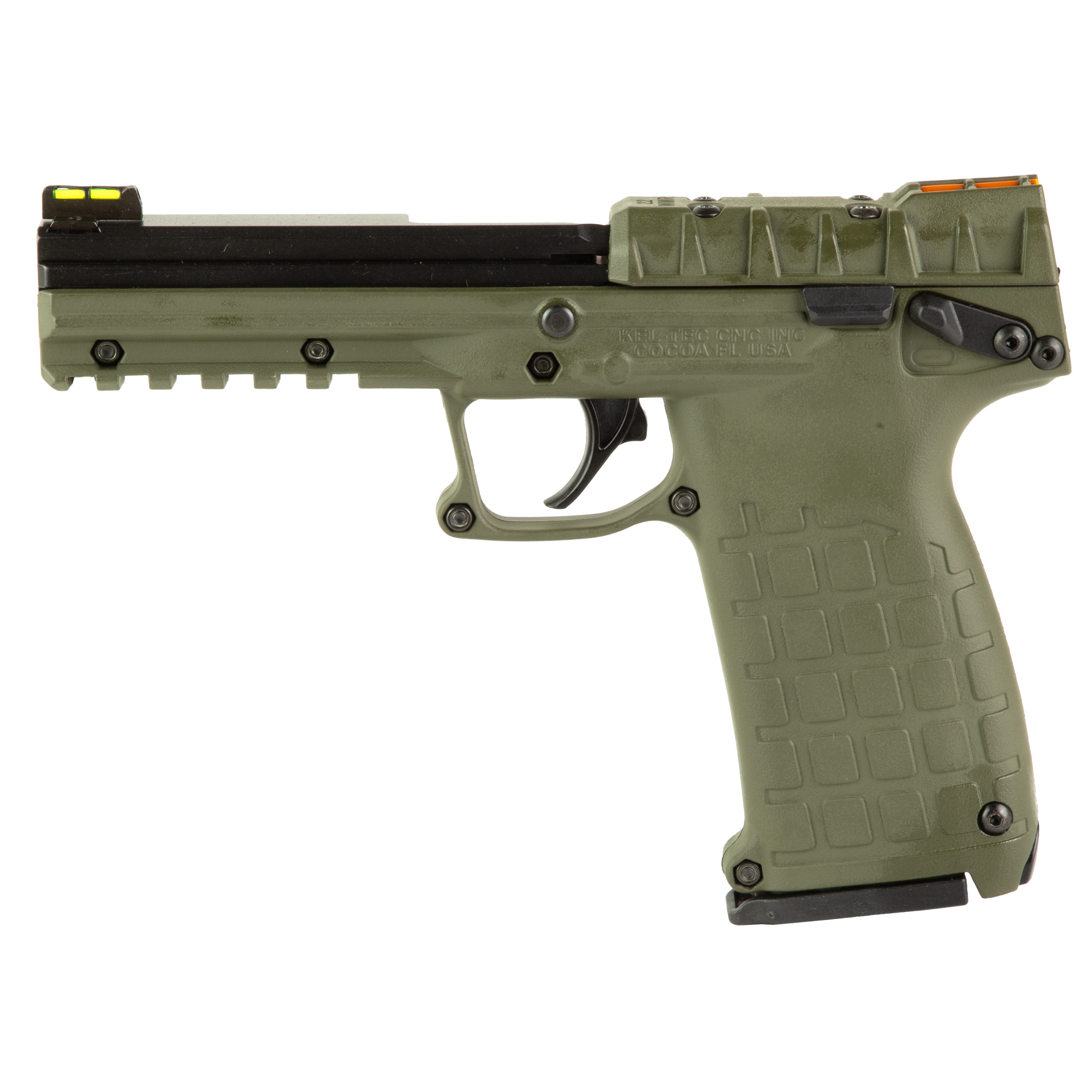 Kel-Tec PMR30 Single Action 4.3″ 22 WMR 10rd Fiber Optic – Olive Drab Green