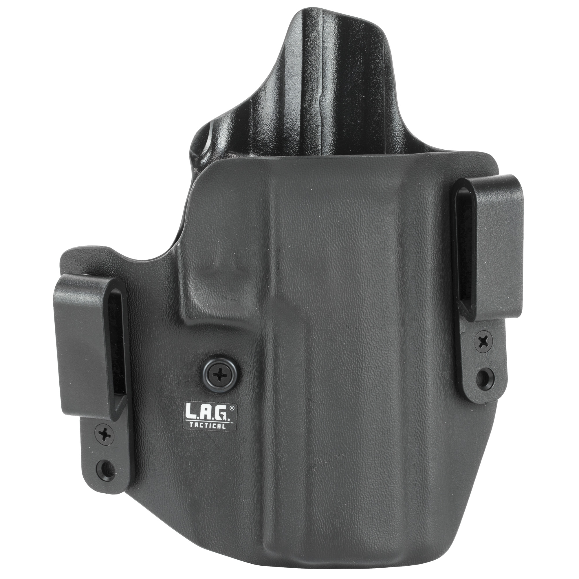 L.A.G. Tactical Sig P320F 9/40 Defender Right Hand Kydex Holster – Black