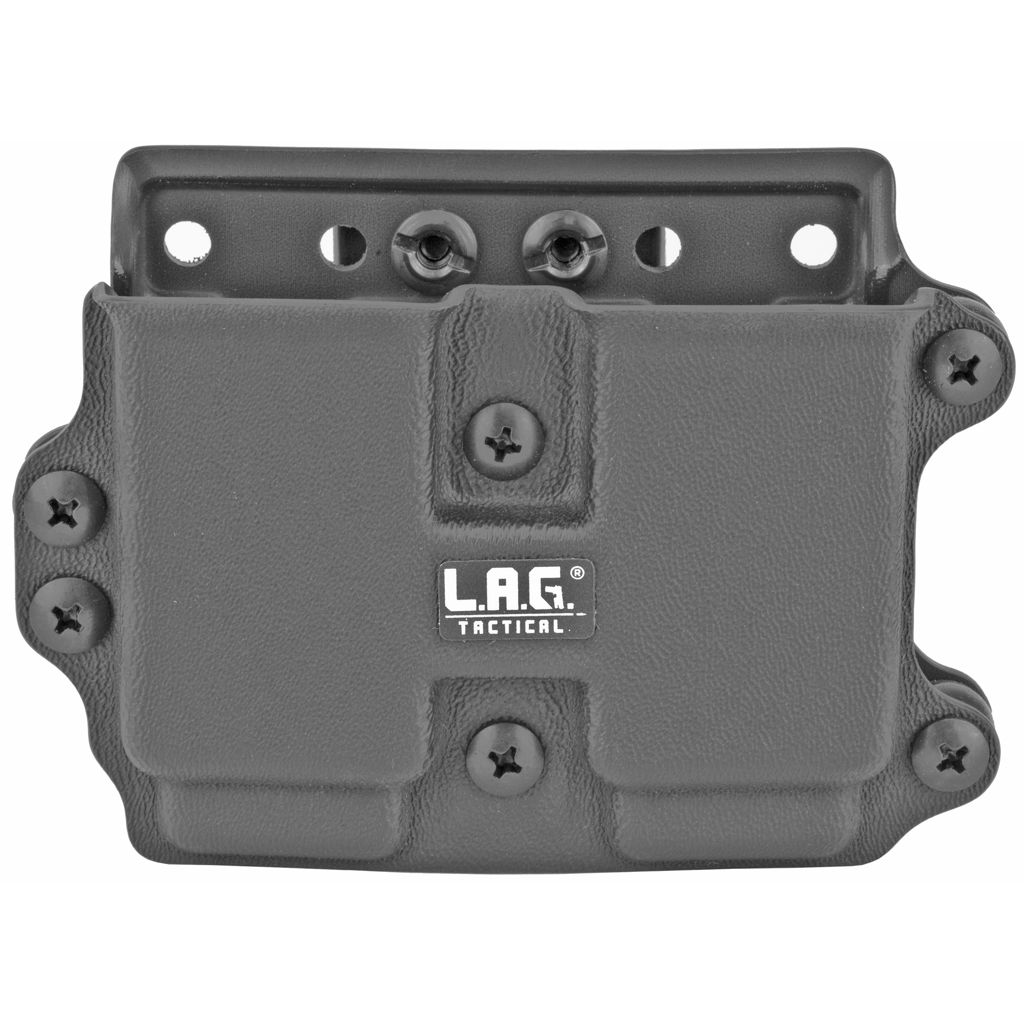 L.A.G. Tactical Double Magazine Double Magazine Carrier Kydex Magazine Pouch – Black