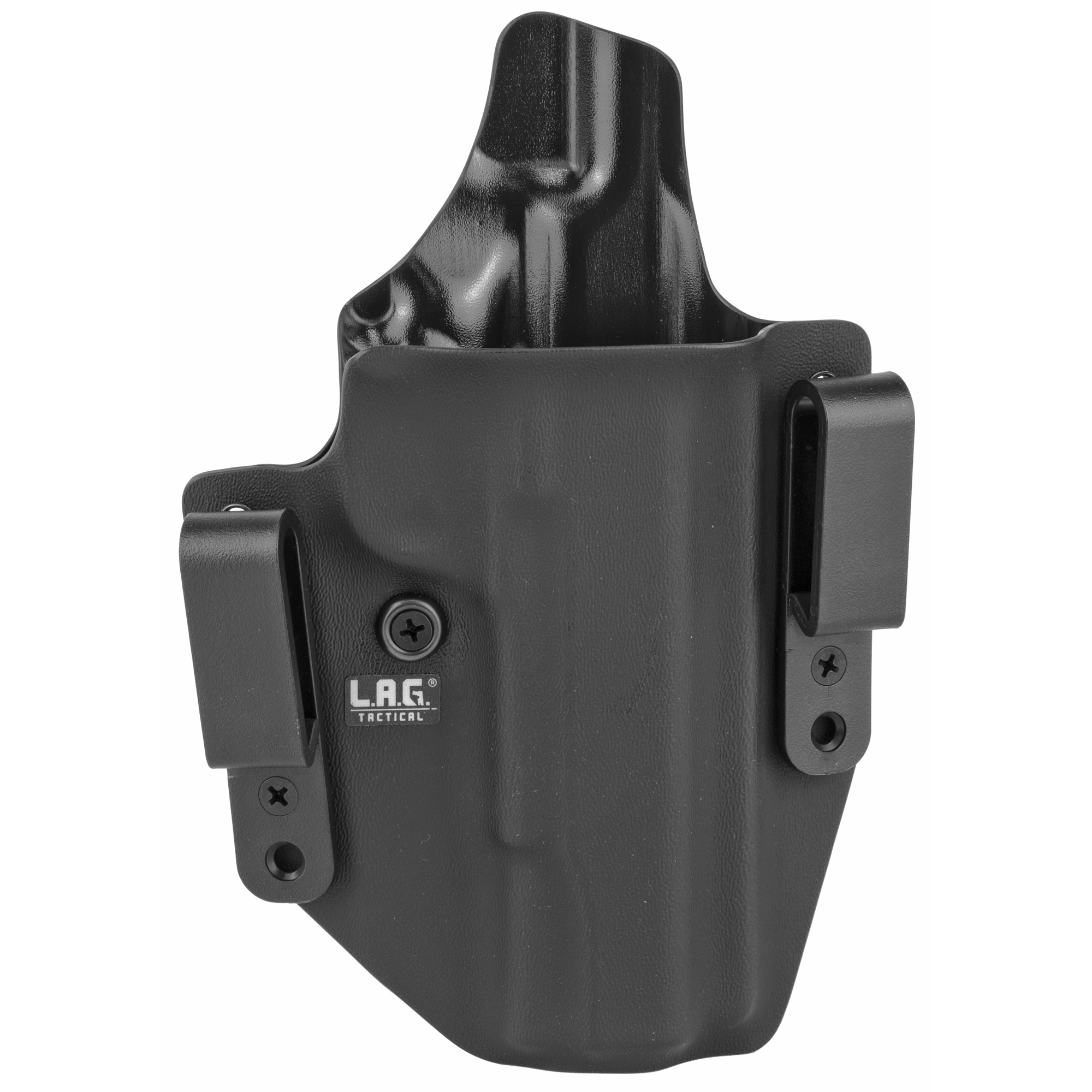 L.A.G. Tactical 1911 5″ No Rail Defender Right Hand Kydex Holster – Black