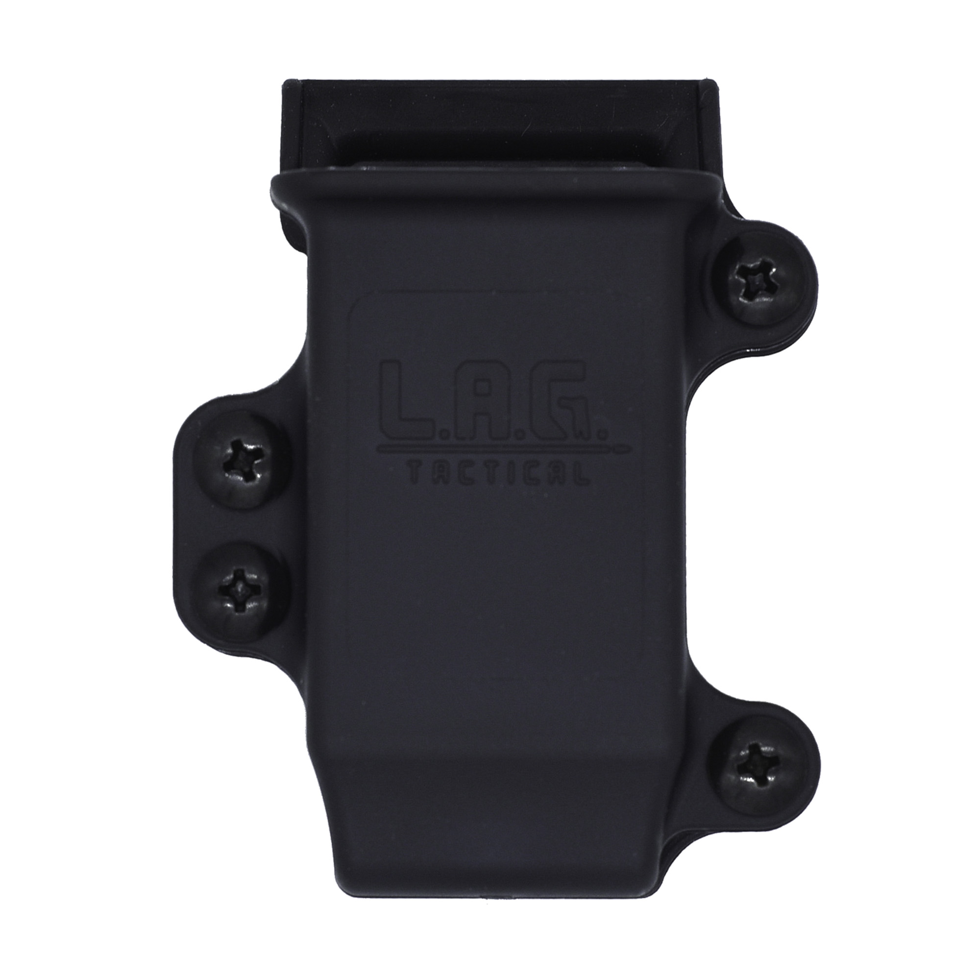 L.A.G. Tactical 9MM/40 Caliber M.C.S. Pro Series Single Pistol Magazine Carrier Nylon Magazine Pouch – Black