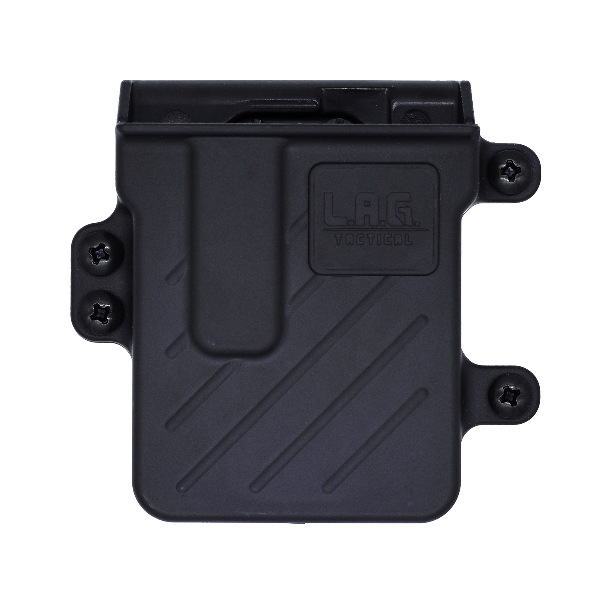 L.A.G. Tactical AR-15 Magazine M.C.S. Pro Series Single Rifle Magazine Carrier Nylon Magazine Pouch – Black